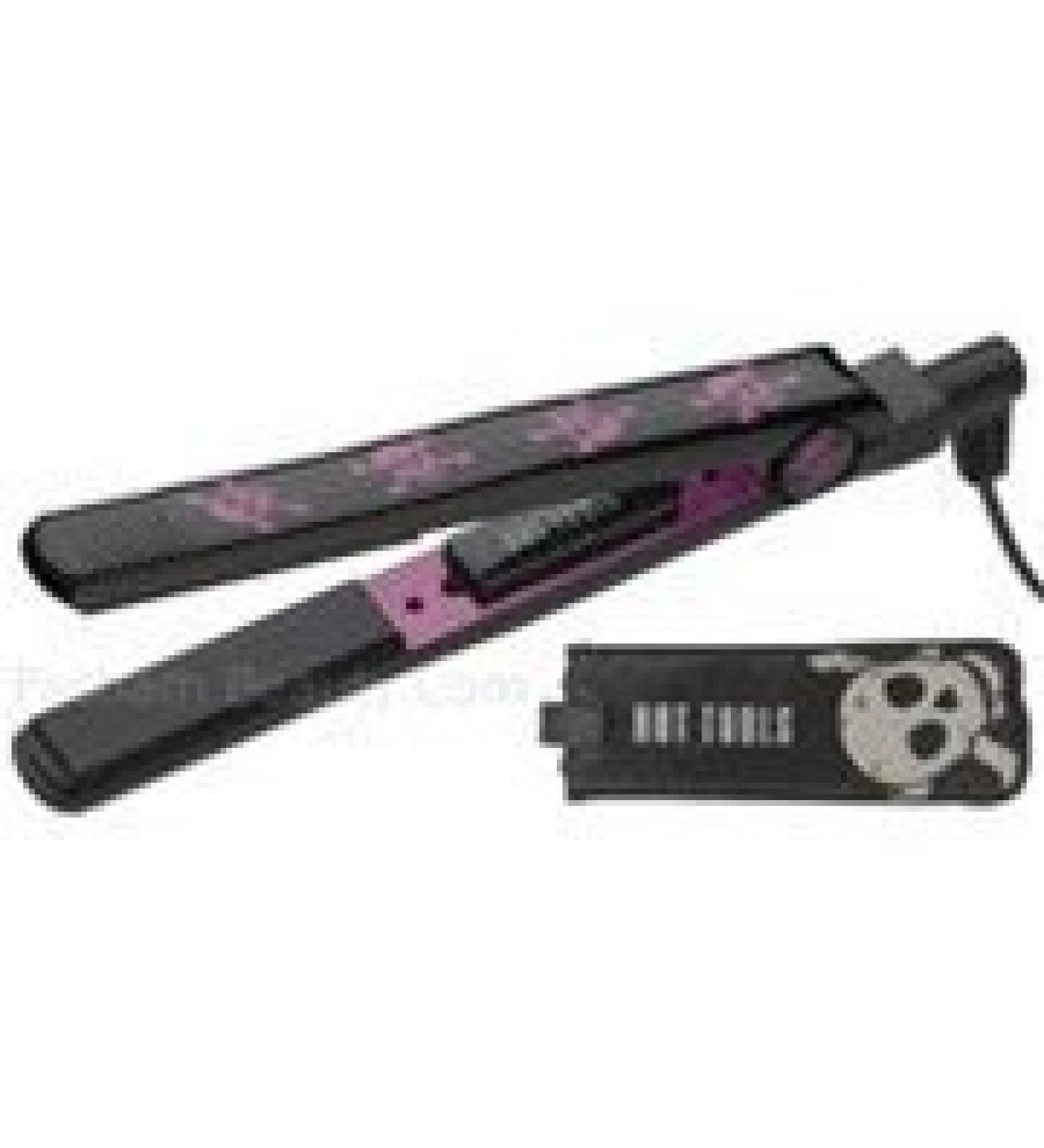 Hot Tools Skull 1 Inch Ceramic Tourmaline Flat Iron 3161SKULL