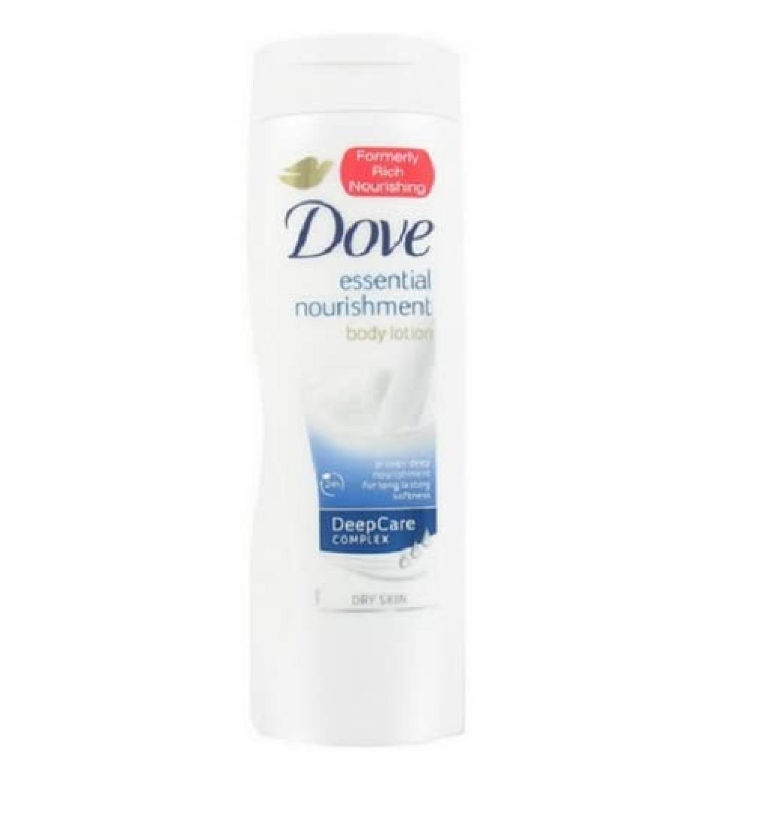 Dove Body Lotion - Essential Care - for dry skin - Pack of 6 (6 x 400 ml)
