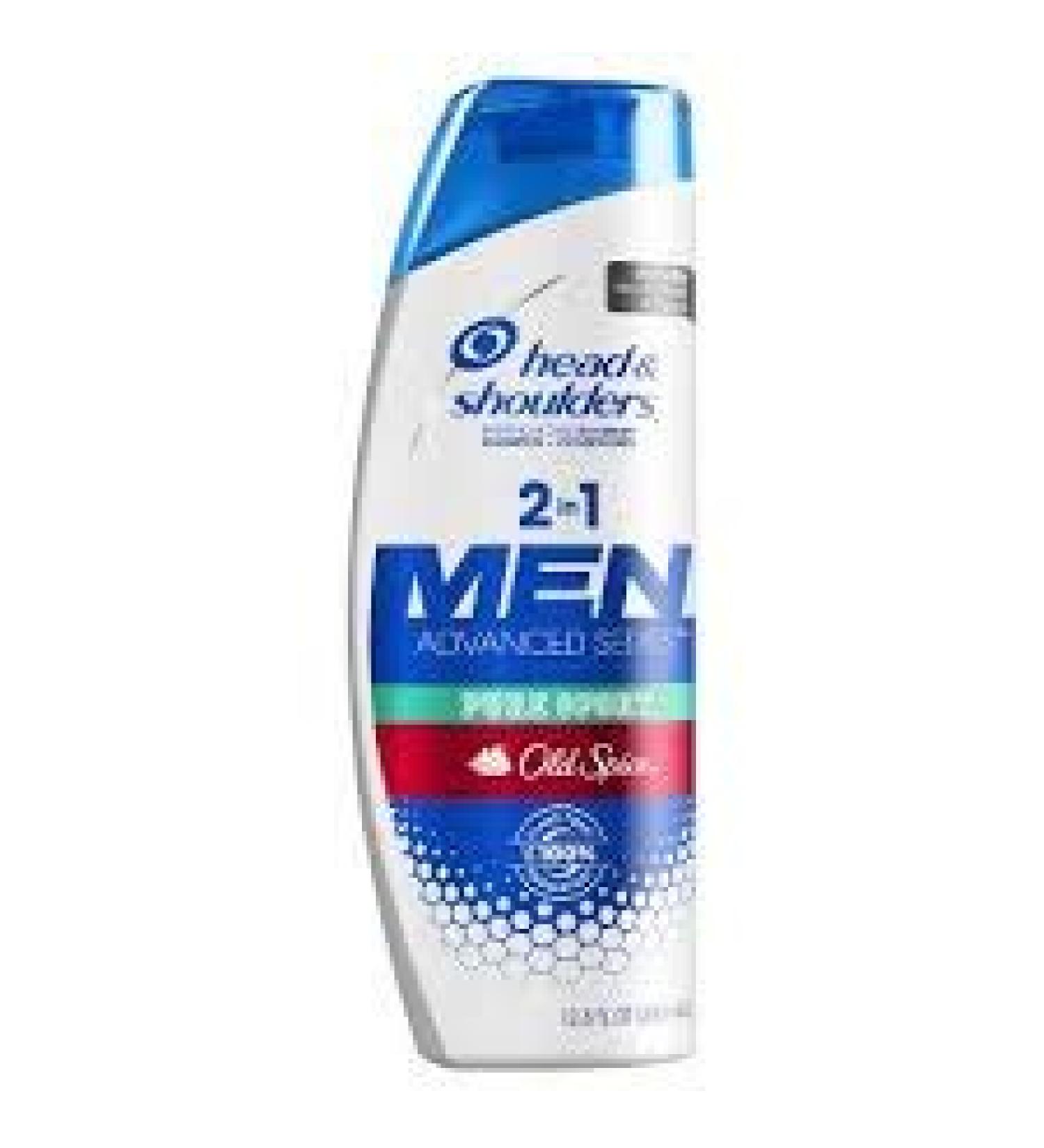 Mens Head & Shoulders Old Spice Pure Sport 12.8oz Each(Pack of 2)