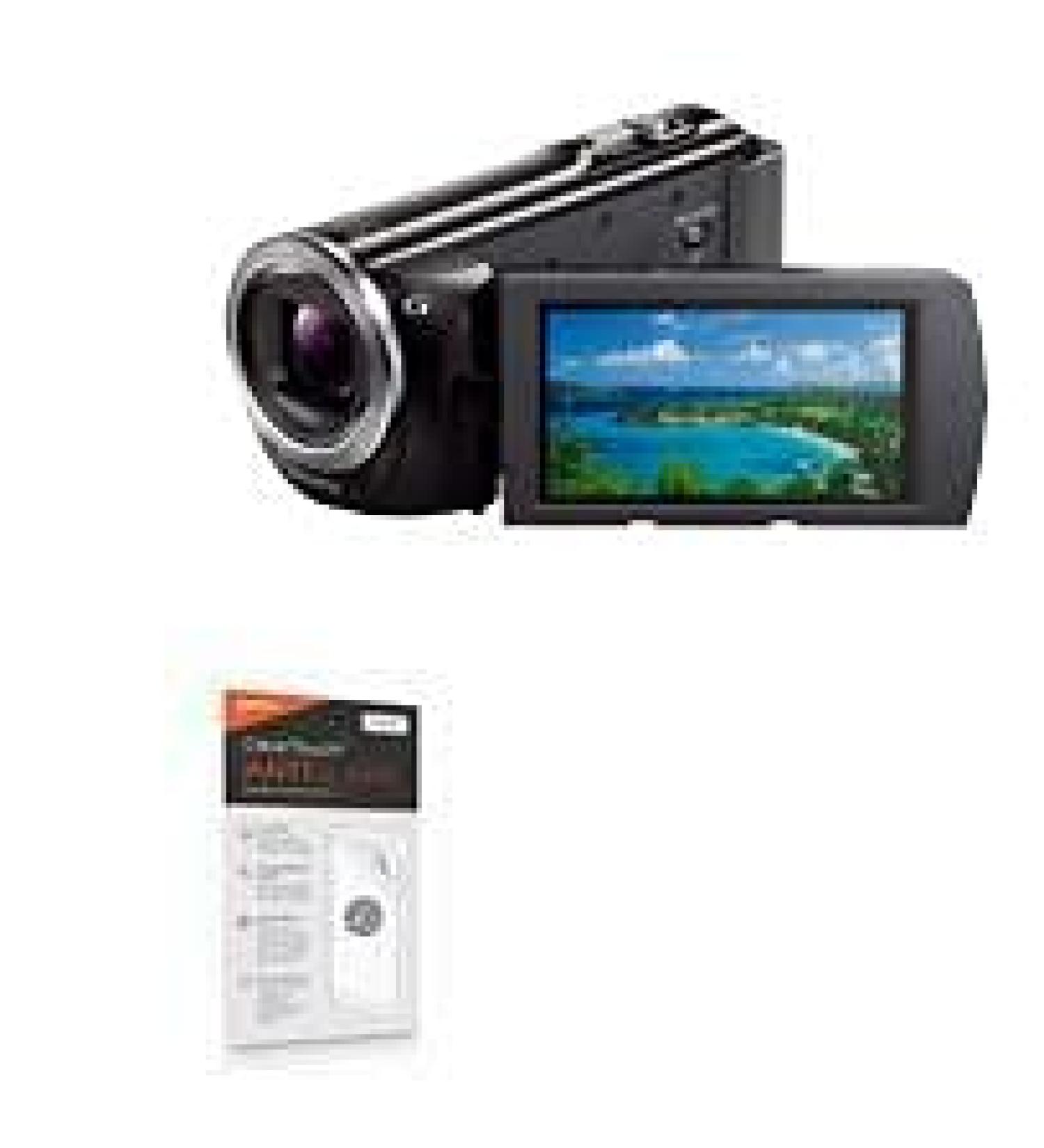 Sony HDR-PJ380 Screen Protector - BoxWave ClearTouch Anti-Glare (2-Pack), Anti-Fingerprint Matte Film - Buy Online on GoSupps.com