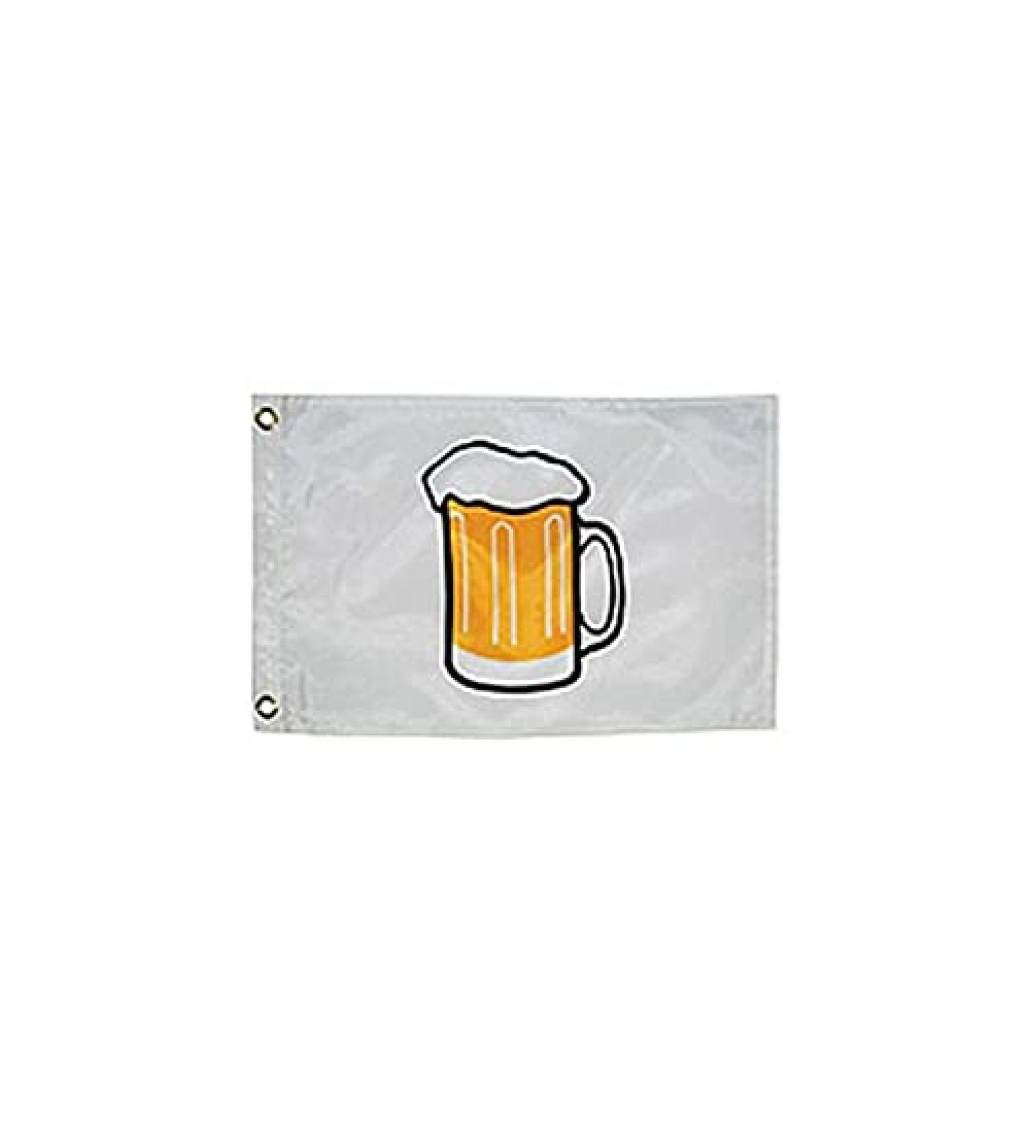 Jolly Roger Flag Nylon 12" X 18" Novelty Taylor Boat Gray