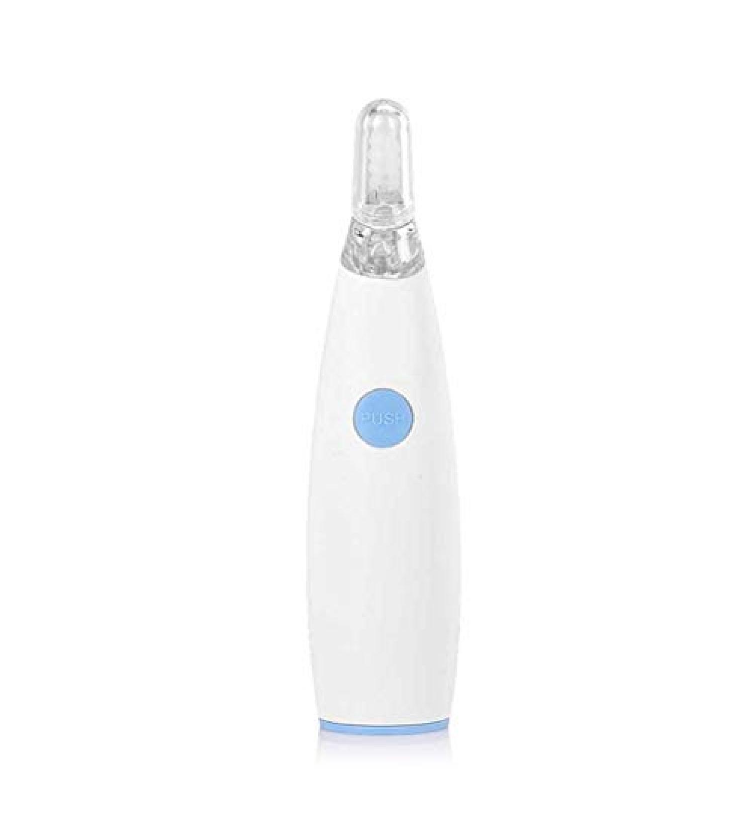Bozzle Nozzle Ear Wax Cleaner Electric Tool | Painless & Cordless | 4 Silicone Nozzle Heads | Safe for Babies & Adults - Blue - Buy Online on GoSupps.com