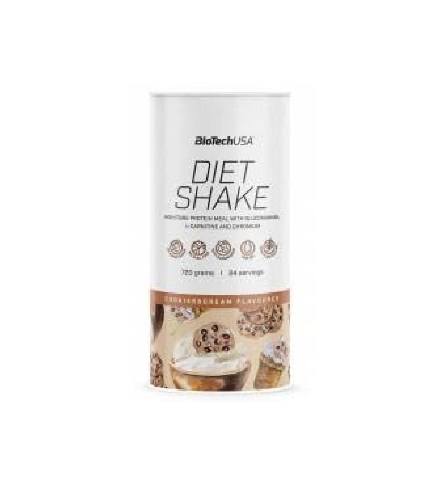 BioTechUSA Diet Shake: Meal Replacement Cookies & Cream Flavour 720g
