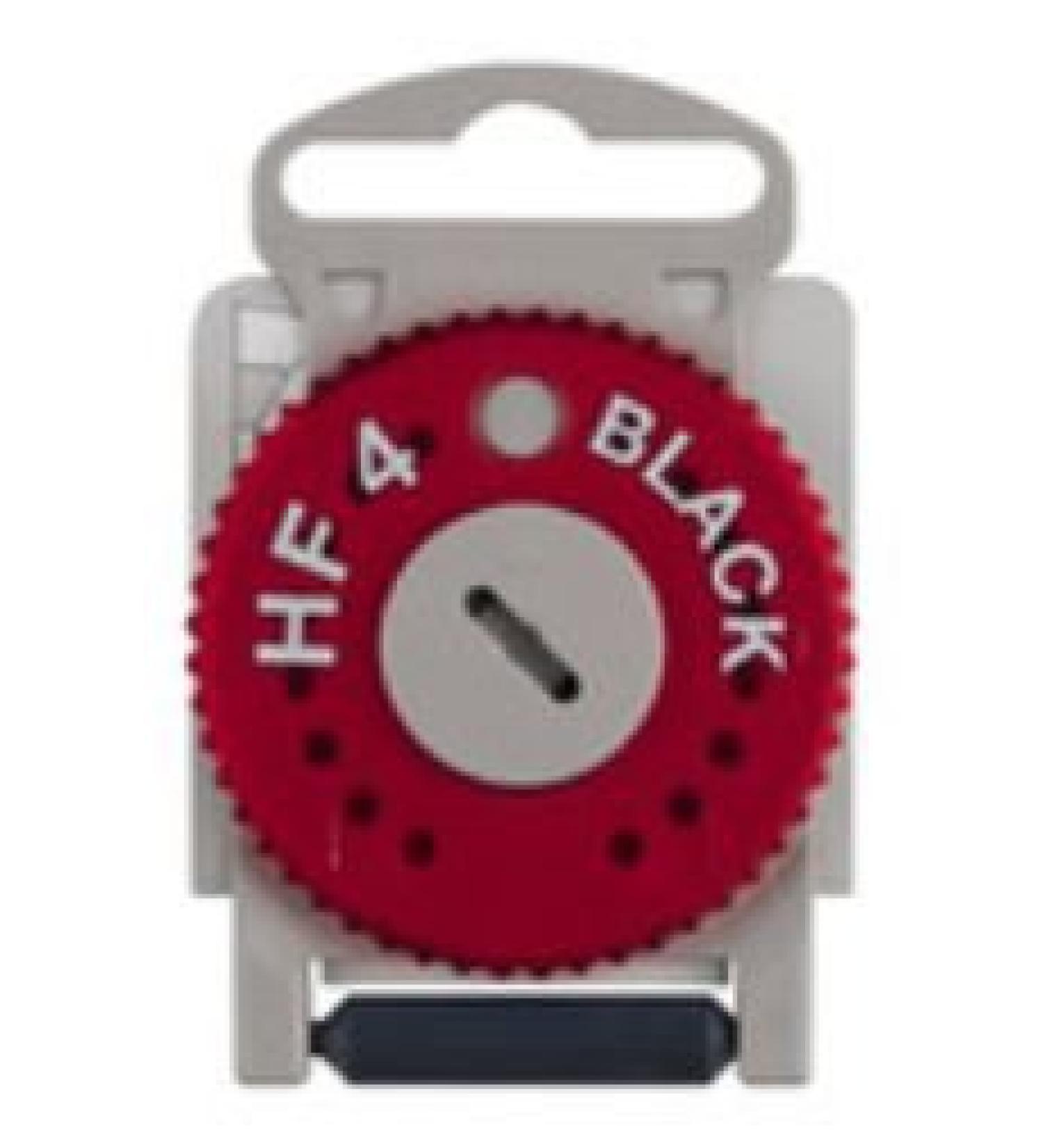 Buy HF-4 Black Cerumen Filter for Hearing Aids (Red - Right Side) | High-Quality Earwax Protection | Fast International Shipping - Buy Online on GoSupps.com