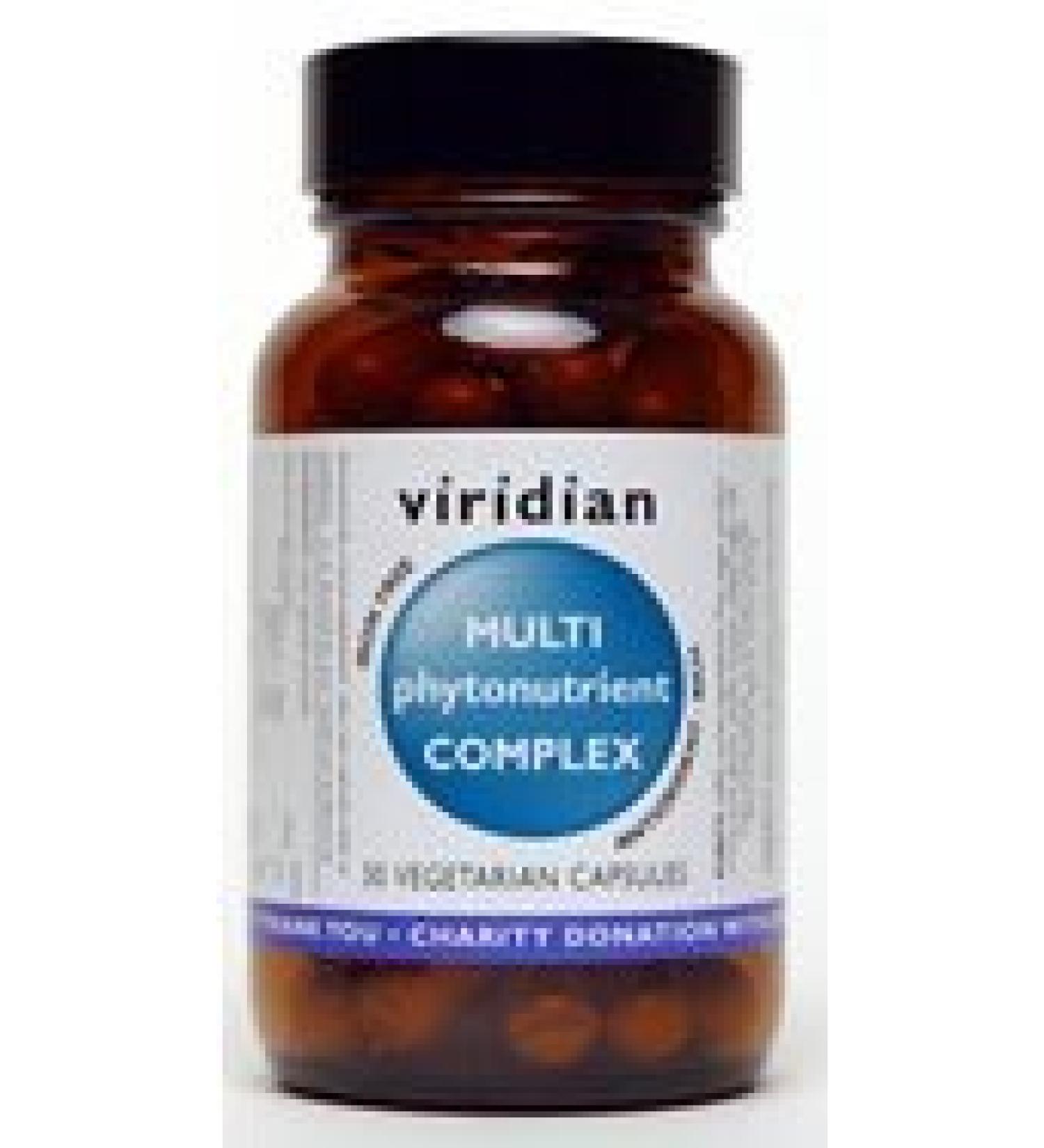 Viridian Viridian MultiPhytoNutrient Complex 60 Vegetable Capsules Viridian