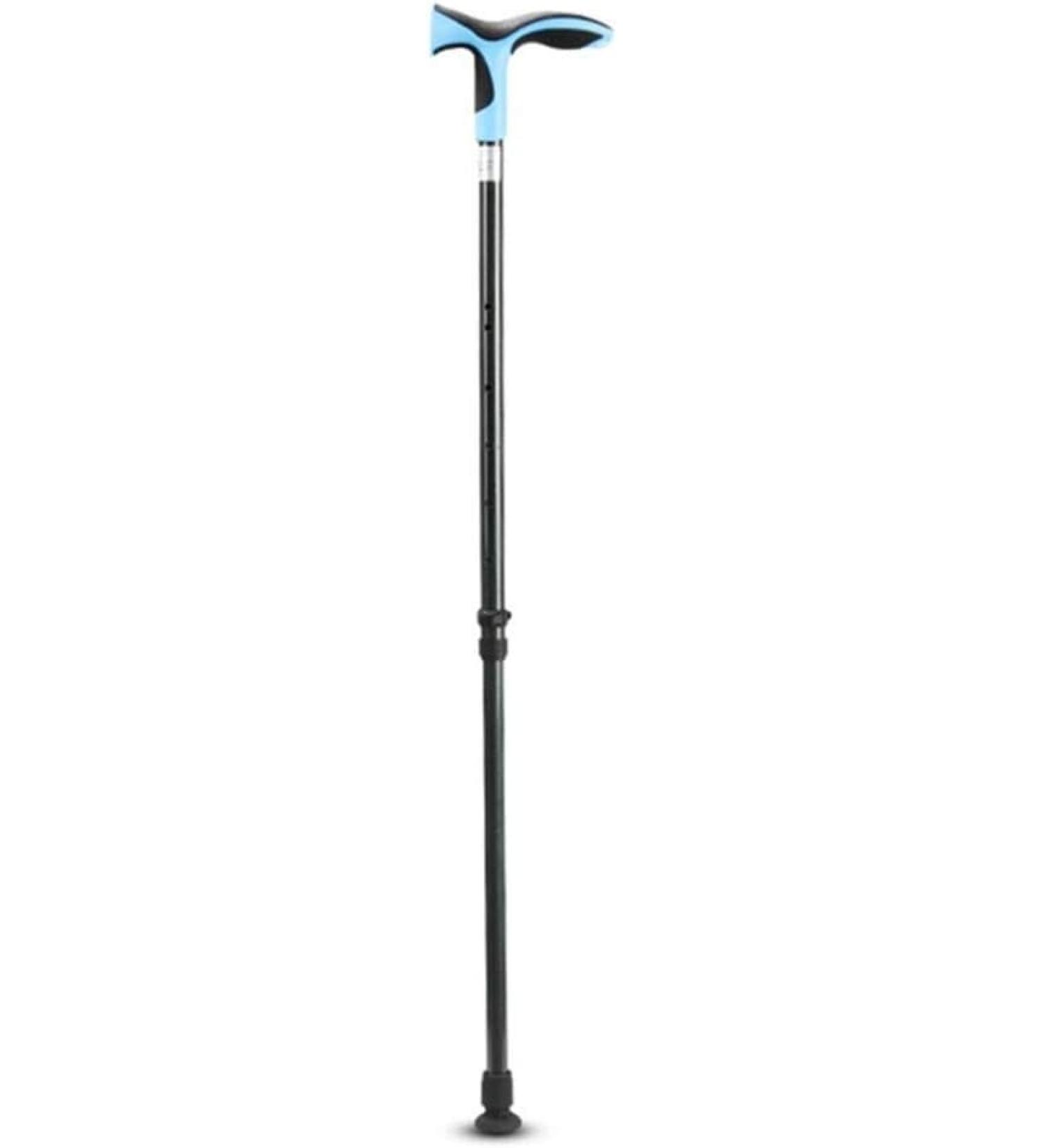 Easy Walking Stick/Crutches with Ergonomic Handle Height Adjustable Mobility Bar with Non Slip Base for Men Handicapped Women and Injured Elderly People Practical Independence - Buy Online on GoSupps.com