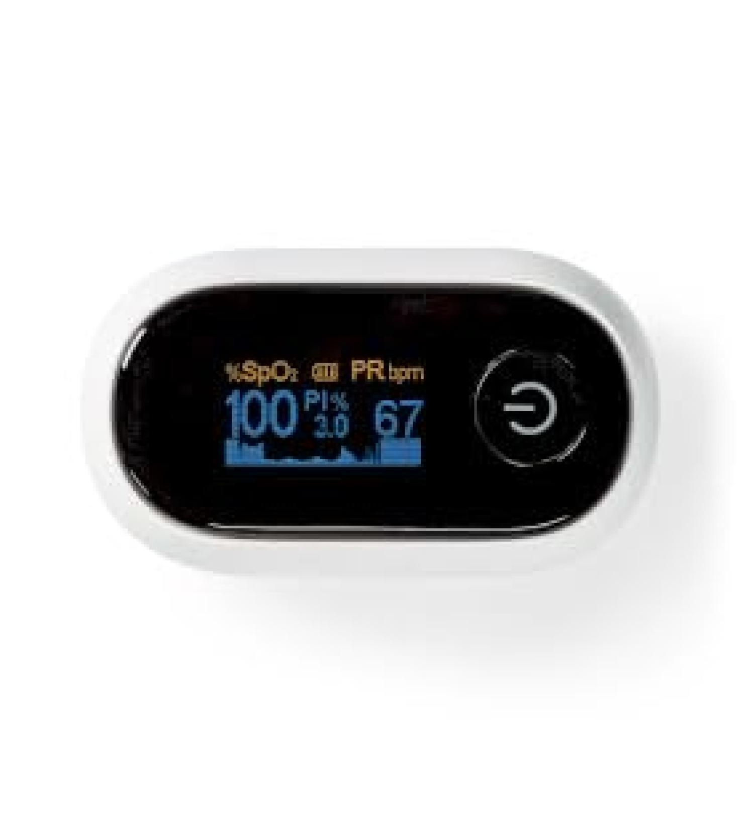 Nedis pulseximeter |Bluetooth |OLED display |Acoustic alarm/anti-movement disorders/high-precision sensor/perfusion index/pulse frequency/oxygen saturation (SPO2) |White