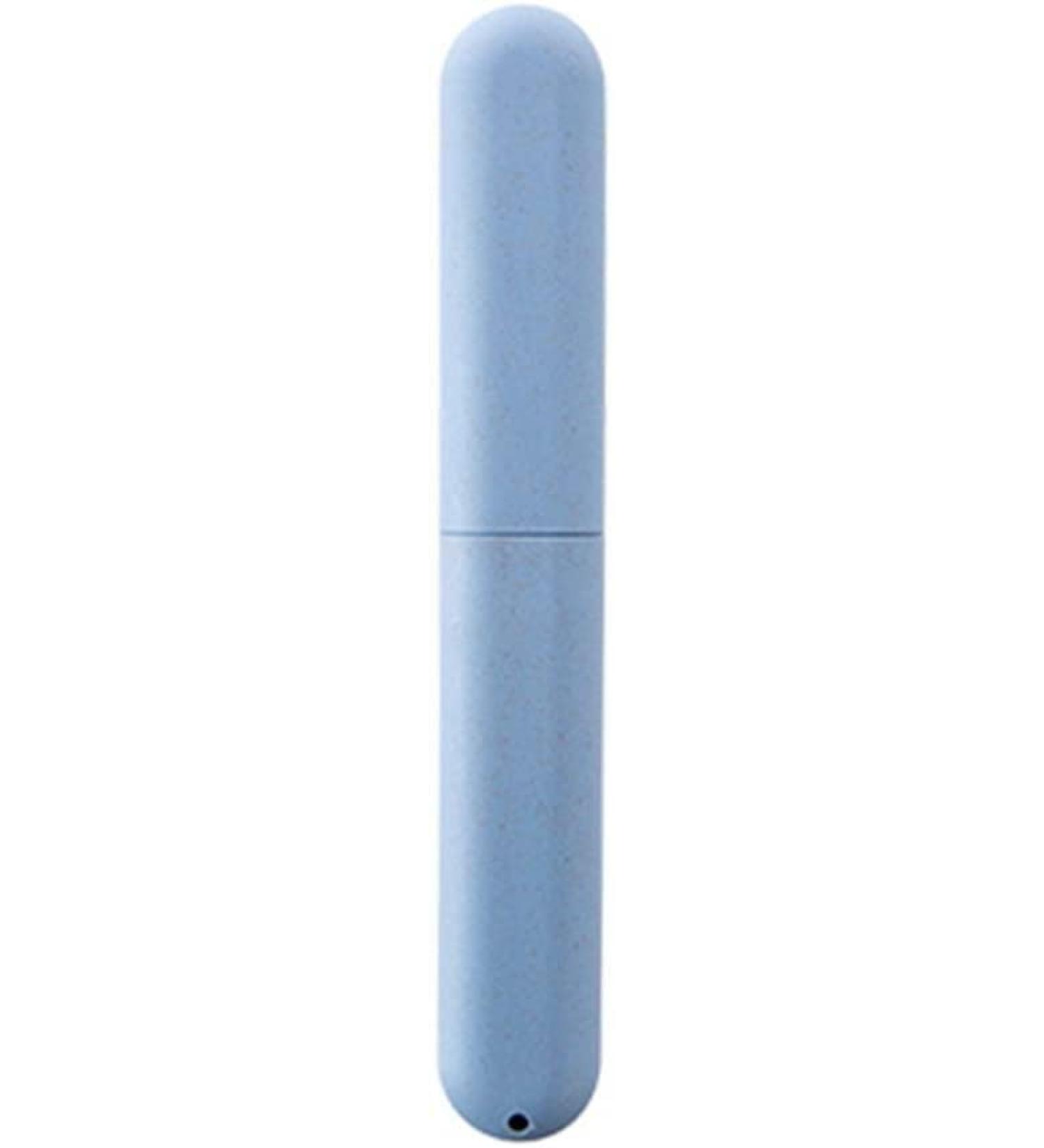Portable Blue Toothbrush Holder Container for Travel Storage - Buy Online on GoSupps.com