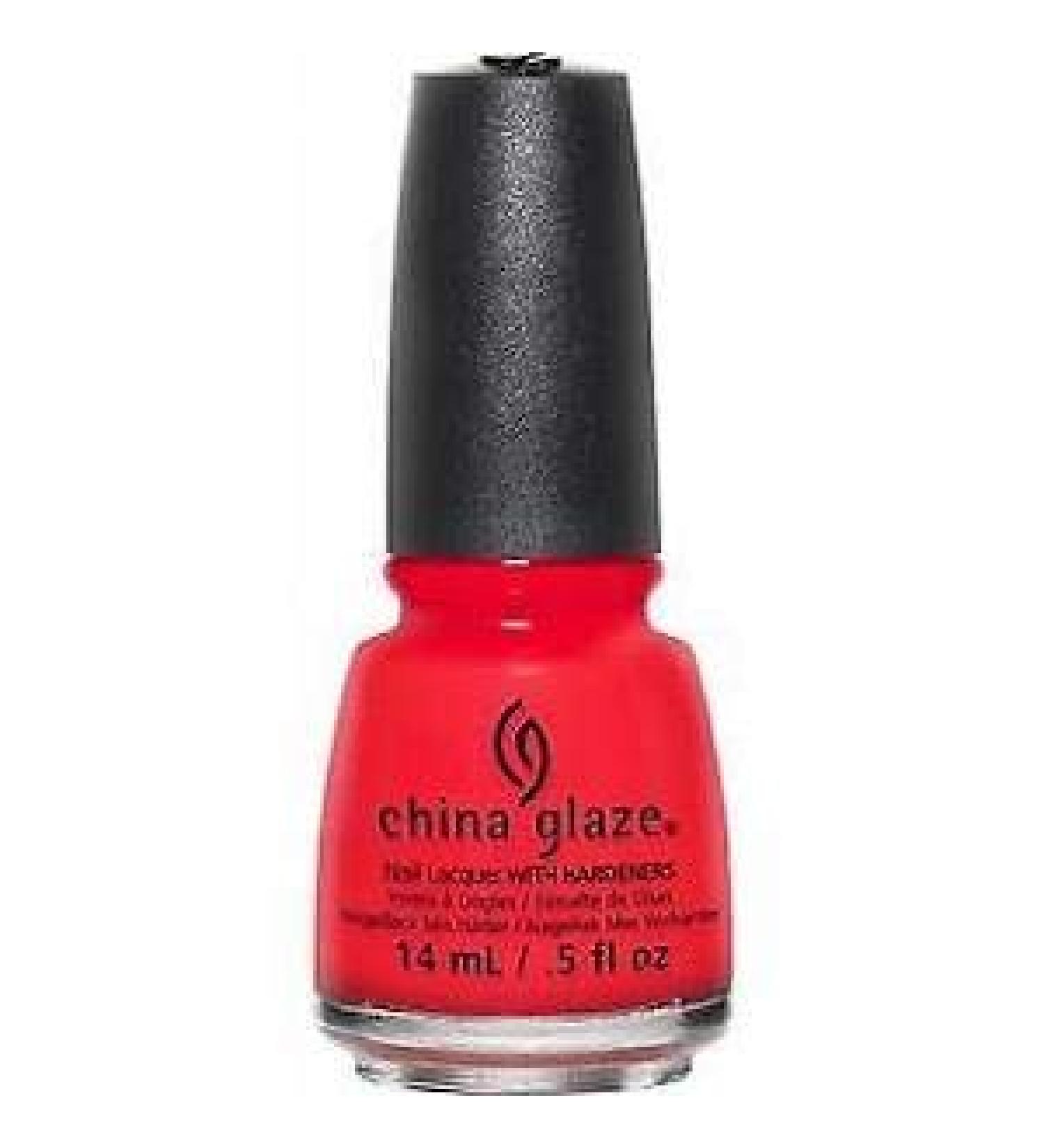 China Glaze Nail Polish  The Heat Is On 1393 The Heat Is On 1393 0.5 Fl Oz (Pack of 1)
