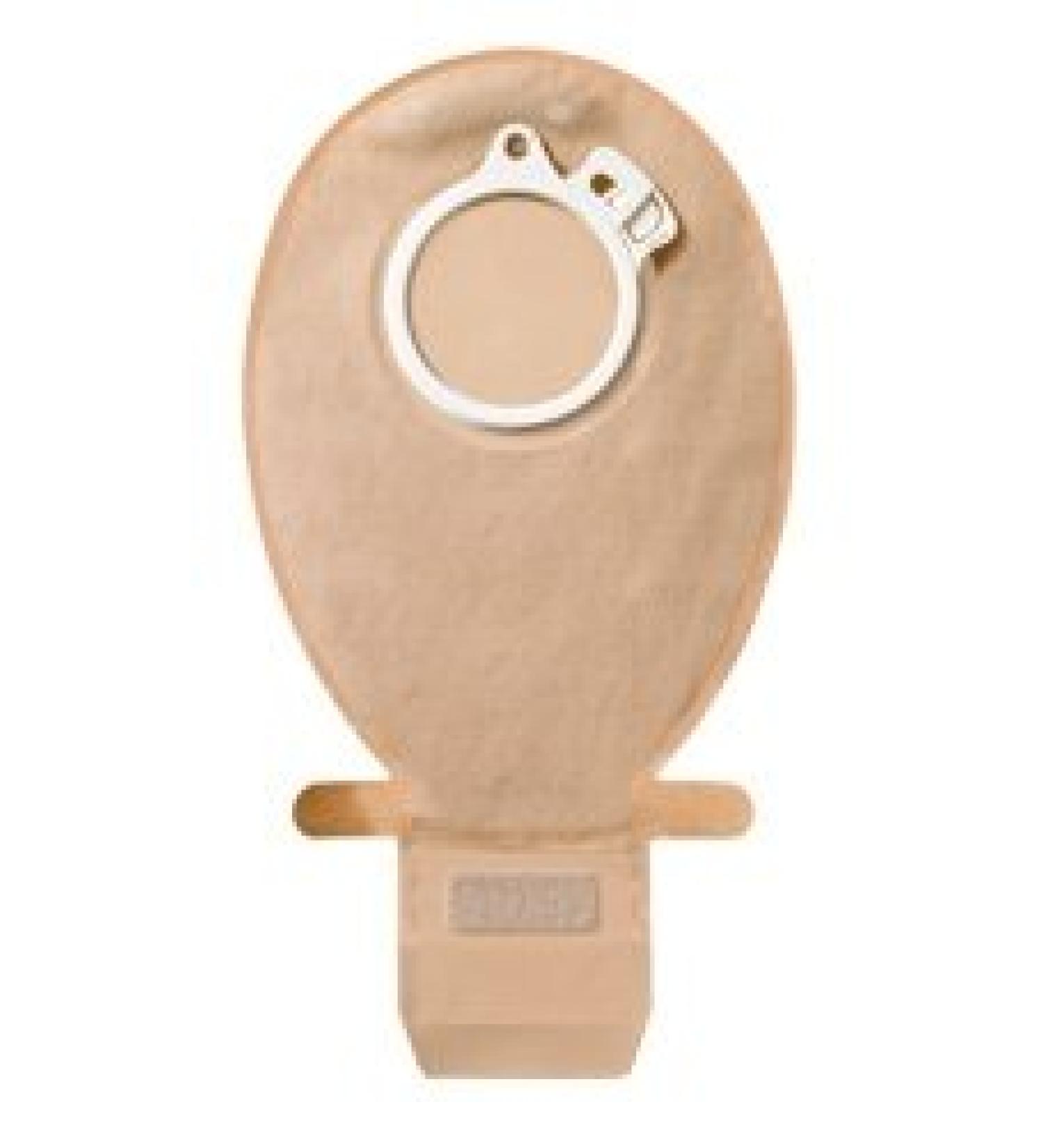 SenSura Click 2-Piece EasiClose WIDE Outlet Transparent Drainable Pouch Maxi - Green 3/8 -1 1/2 (10-35 mm) - Box of 20