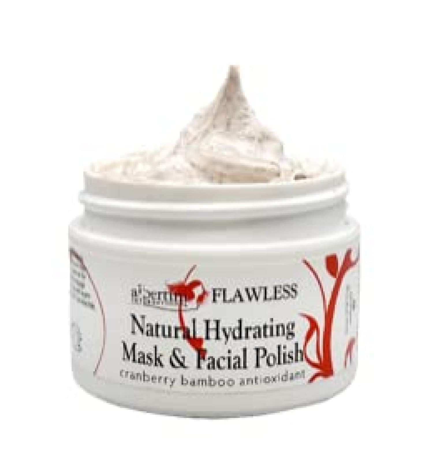 Albertini Flawless Natural Hydrating Mask & Face Polish 2 oz | Cranberry Bamboo Antioxidant | International Shipping Available - Buy Online on GoSupps.com