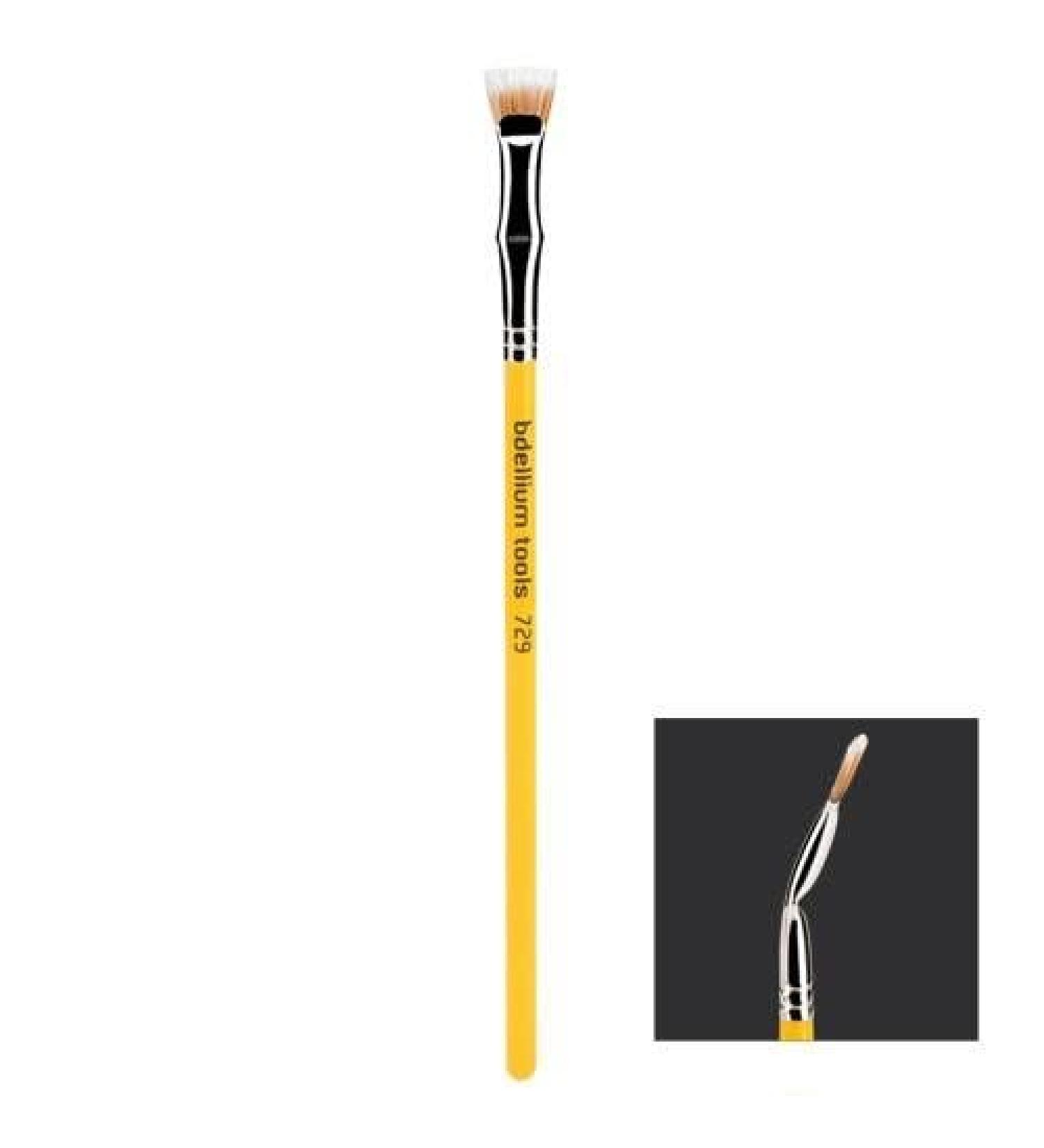Bdellium Tools Studio Series Duo Fiber Bent Mascara Fan Brush 729 | Professional Makeup Brush - Buy Online on GoSupps.com