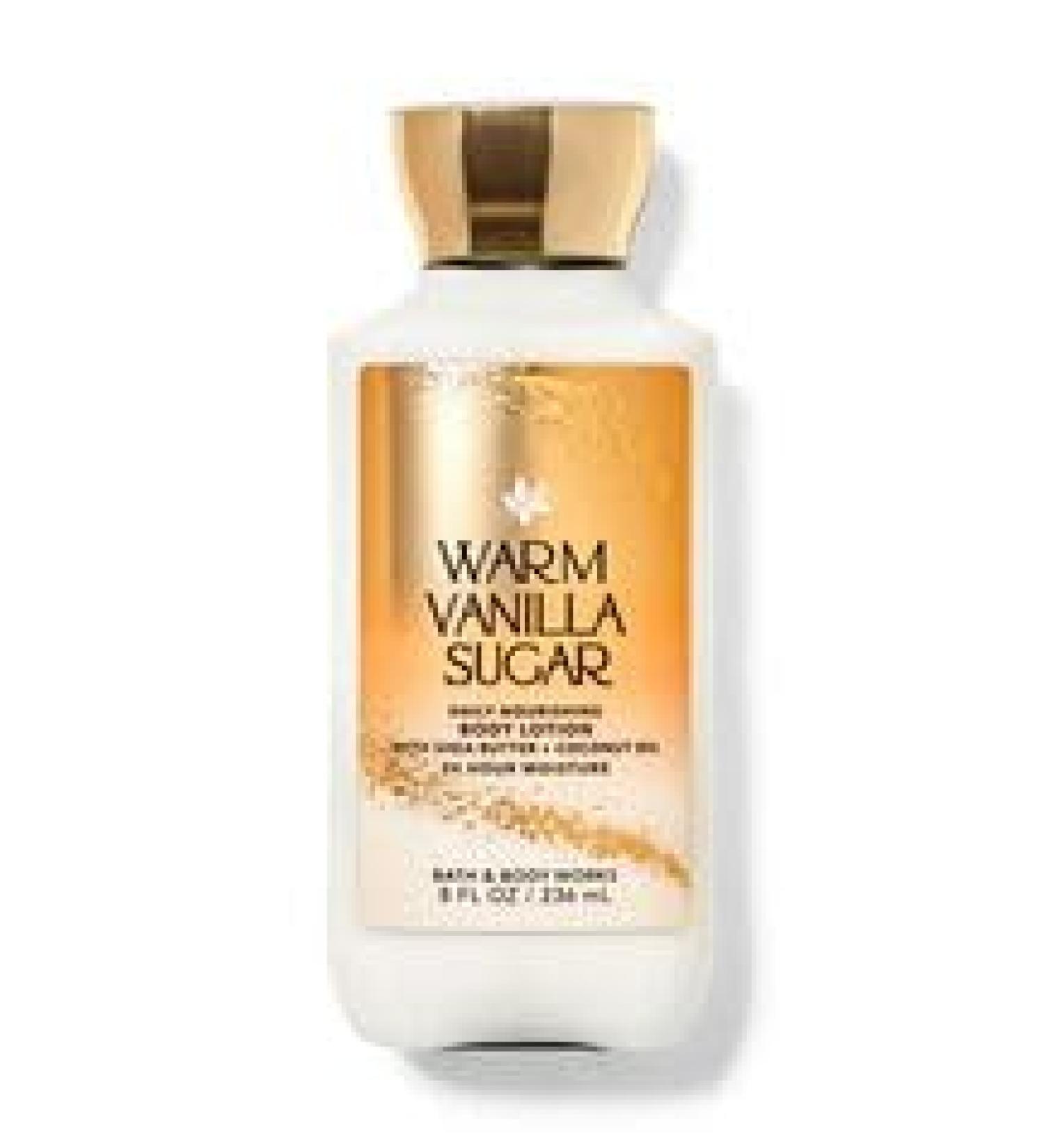 Warm Vanilla Sugar (Daily Nourishing) Body Lotion (8.0oz) with Shea butter+Coconut oil