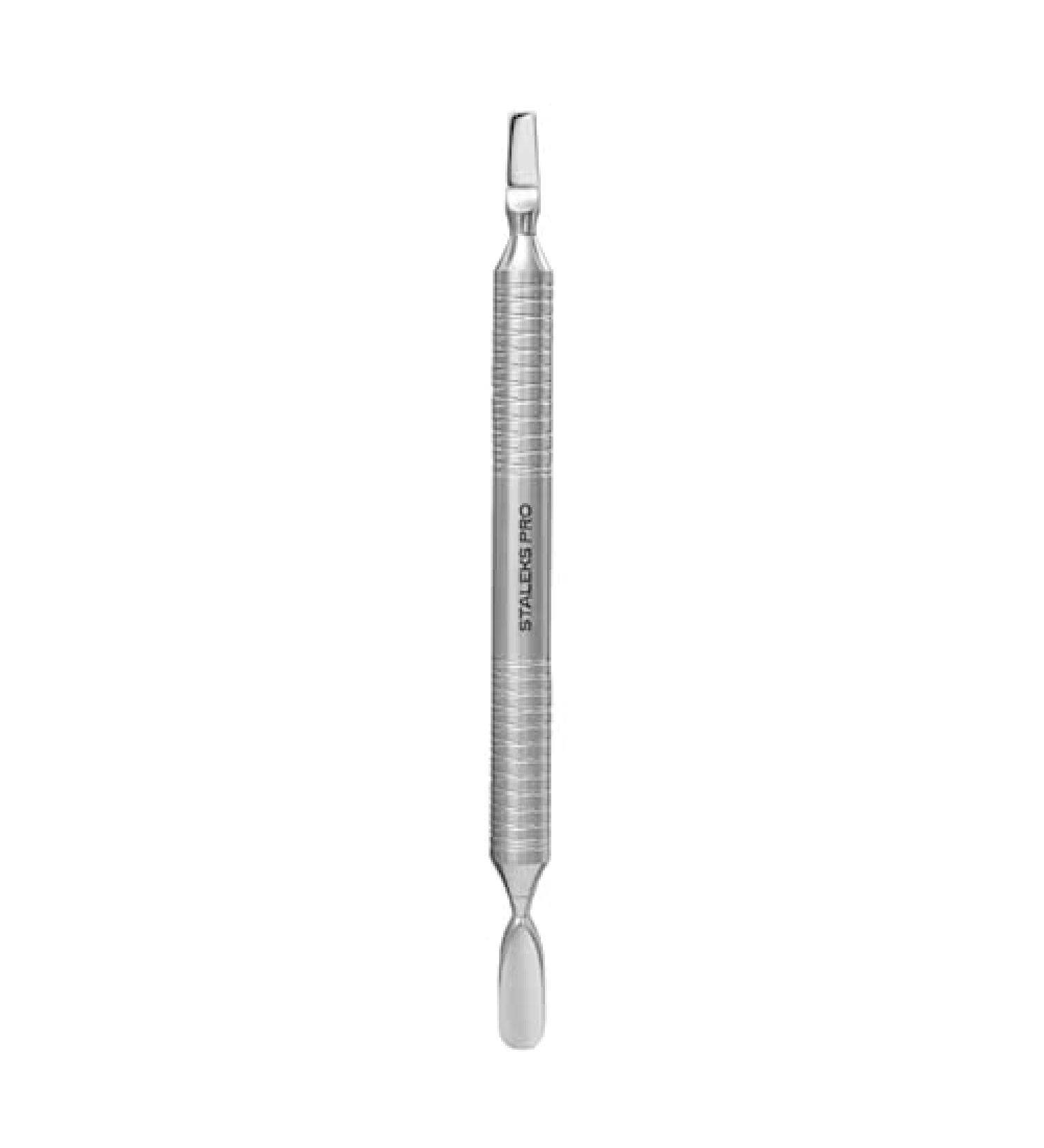 STALEKS PRO Expert Rounded Wide Pusher and Straight Wide Blade Two-Sided Manicure Pusher - Model PE-100/5 - Buy Online on GoSupps.com