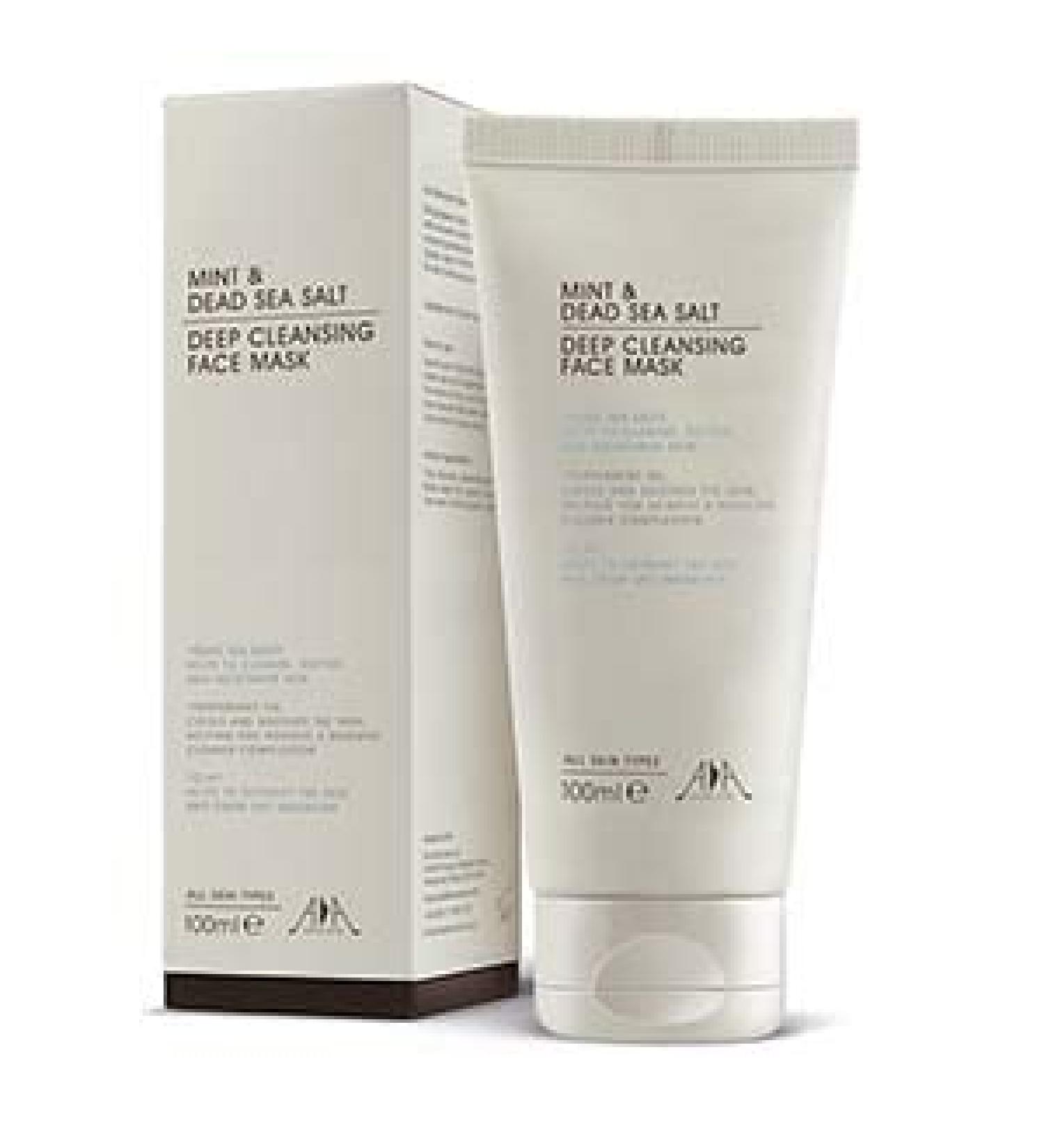 AA Skincare Mint & Dead Sea Salt Deep Cleansing Clay Face Mask Tube 100ml - Buy Online on GoSupps.com