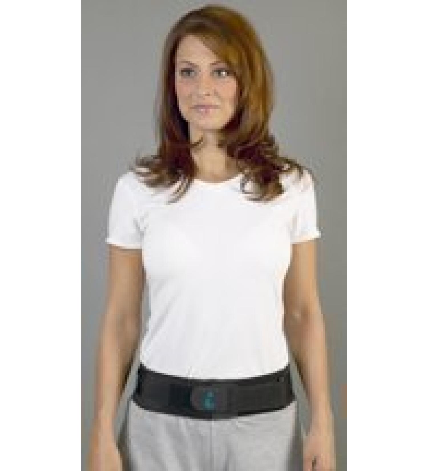 Med Spec Back-n-Black Sacroiliac (SI) Belt with Plush Lining Medium
