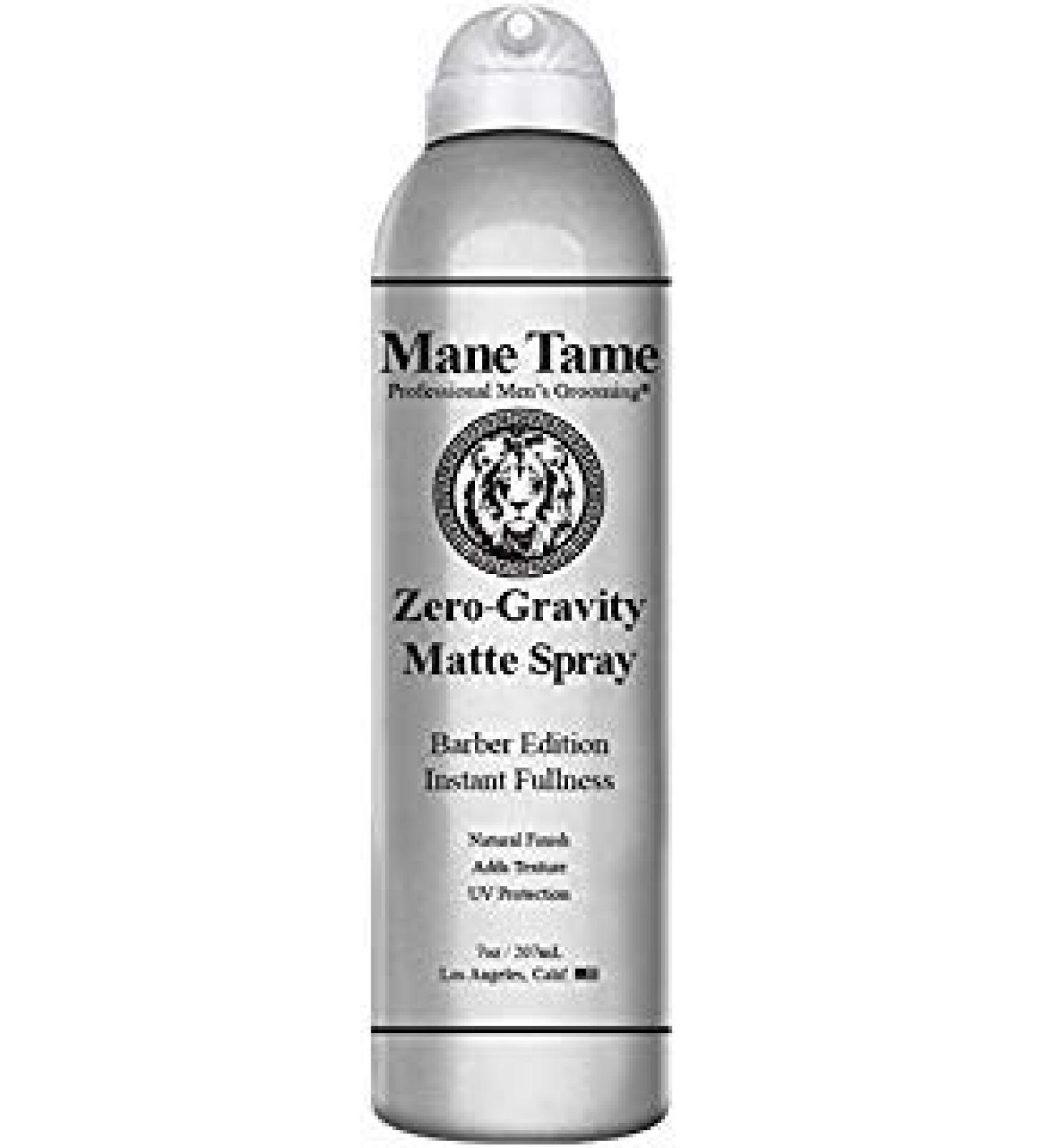 MANE TAME Zero-Gravity Matte Texture Spray 7oz - Adds Instant Fullness  Volume  Texture and UV Protection. Hair Thickener  Best used as a Styling Spray with a Matte Finish