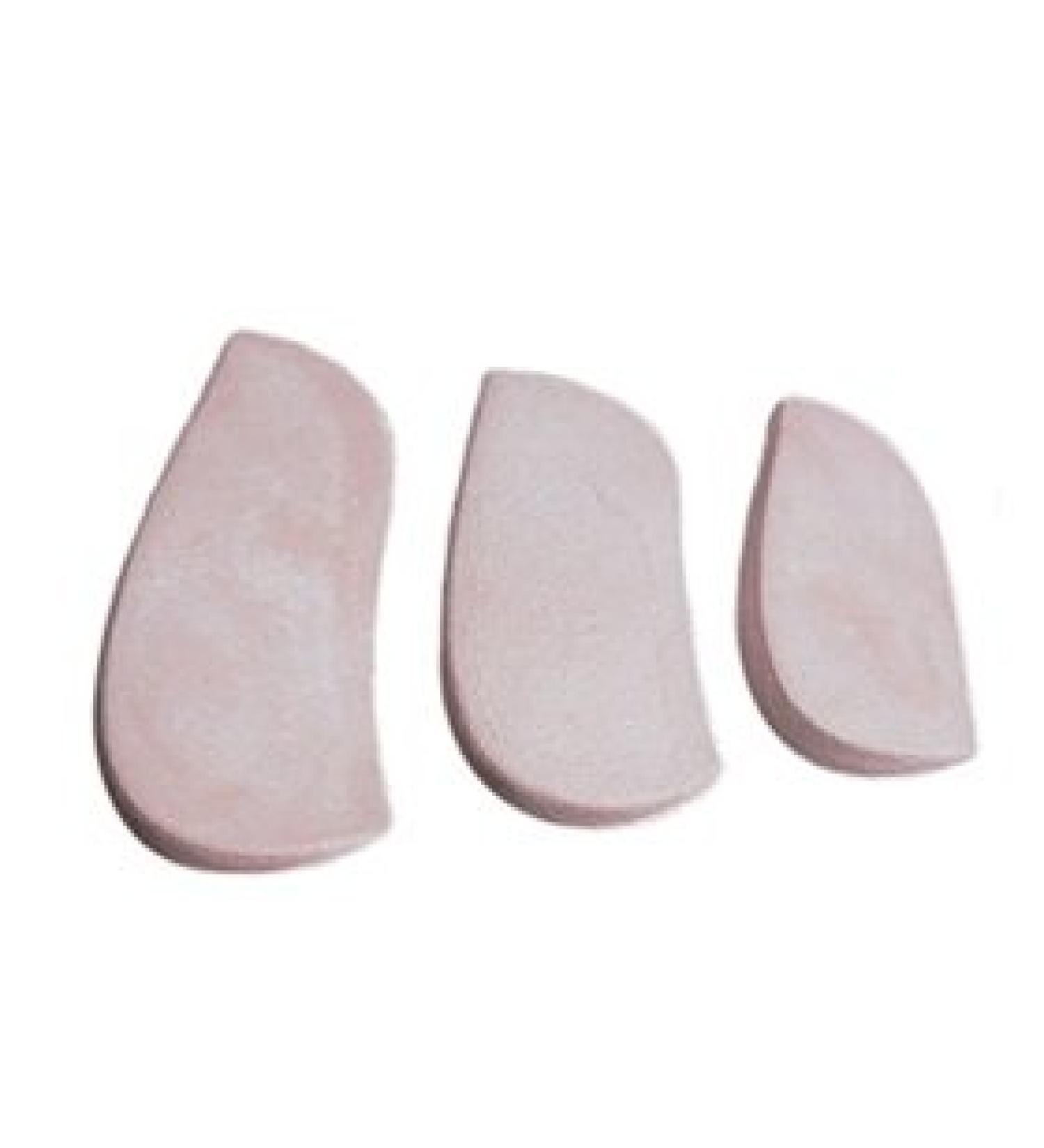 Molded Rubber Heel Wedges (Large 4) 12 Pair Per Pack from Atlas Biomechanics