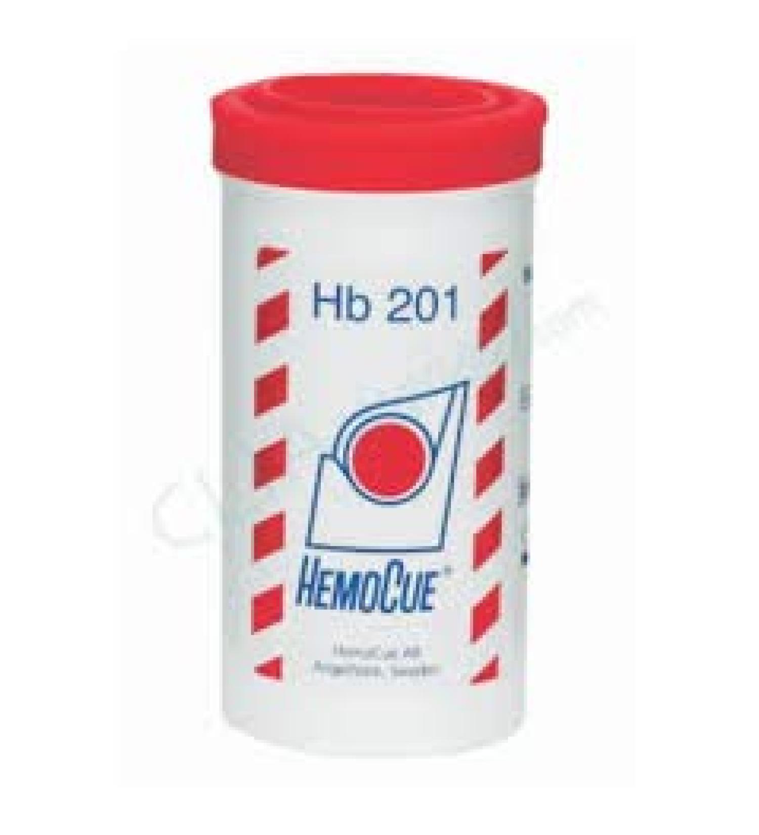 HemoCue HB 201 Analyzer Hemoglobin Microcuvettes 200 Strips