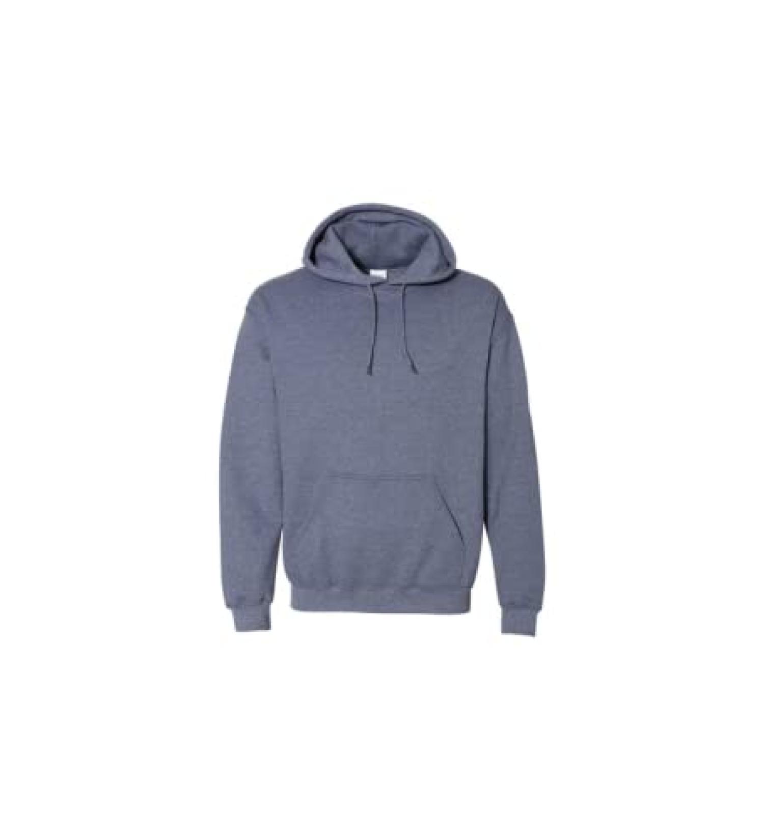 Heavy Blend 8 oz. 50/50 Hood (G185) Heather Sport Dark Navy Large
