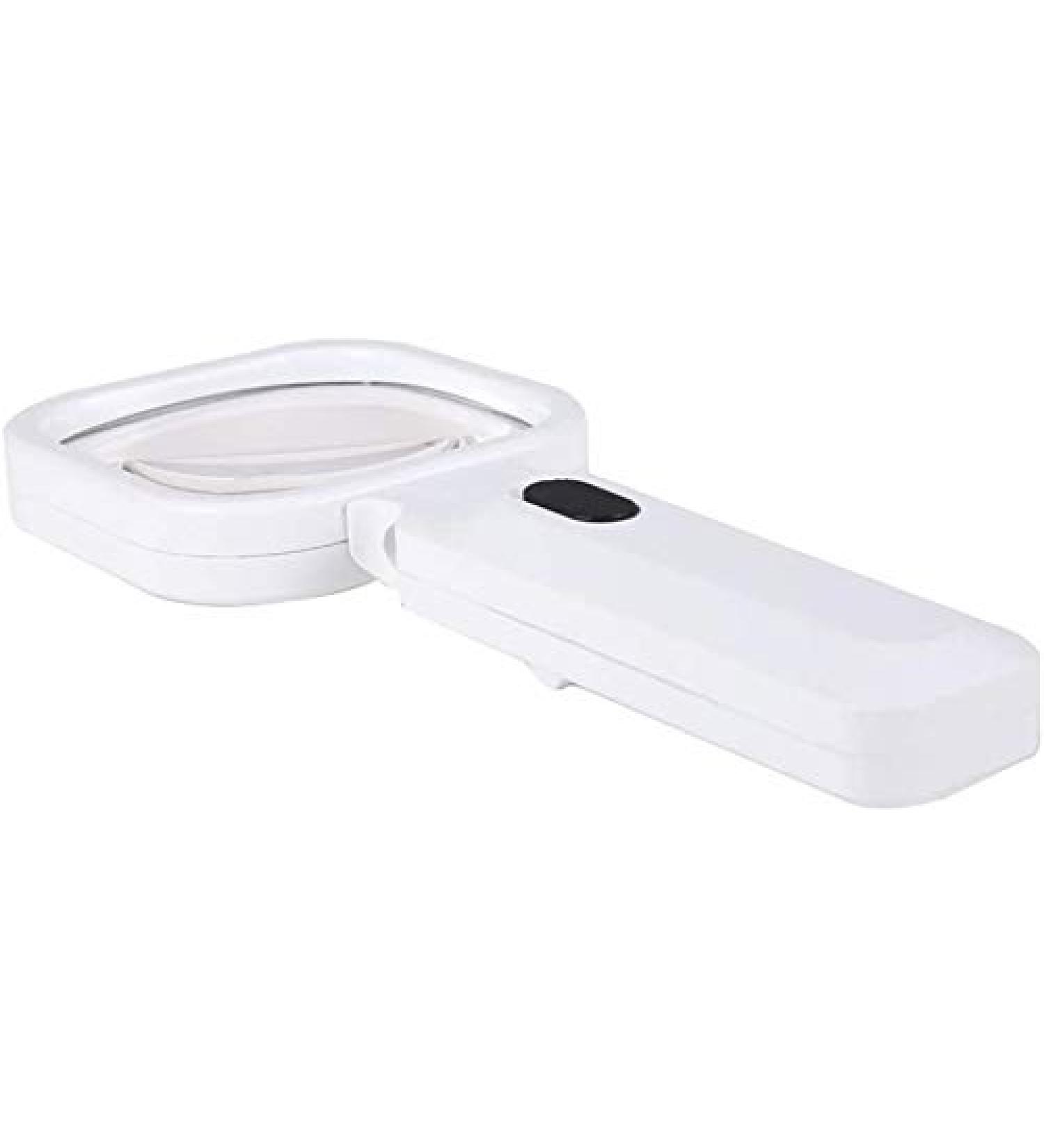 Magnifying Glasses Vision aids Magnifying Glass with Light Handheld Child Old Man Reading Newspaper Magnifier Stationery Office Supplies 1PCS Better Life - Buy Online on GoSupps.com