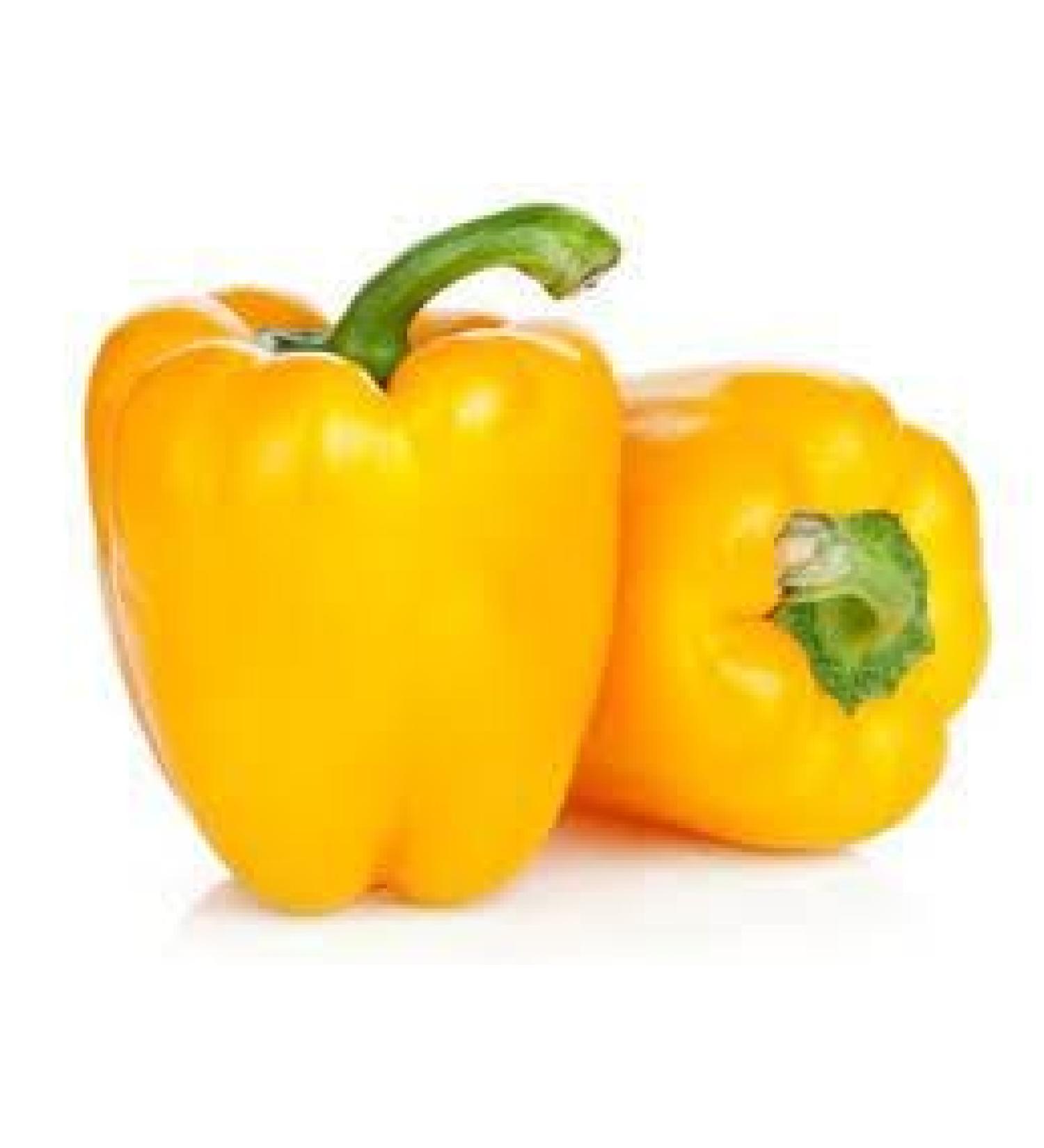 Veenas Paprica Yellow | 500G | Yelow Capsicum | 100% Fresh Vegetable | Indian Origin