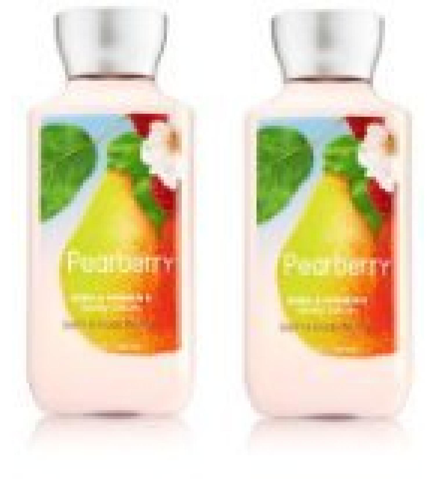 Bath & Body Works Signature Collection Pearberry Body Lotion 8 oz (Pack of 2)