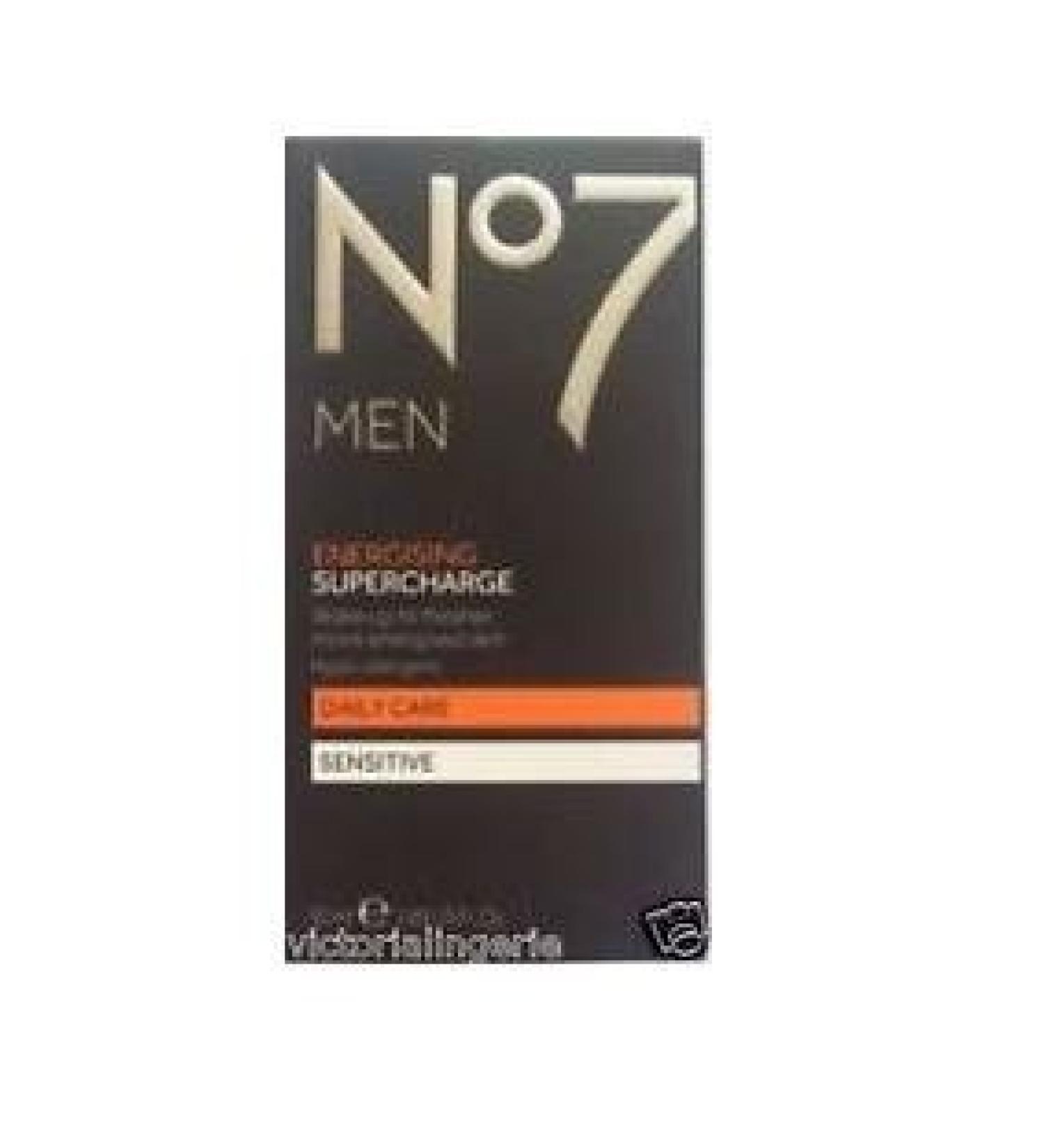 No7 Men Energising Supercharge Daily Care Sensitive 50ml.