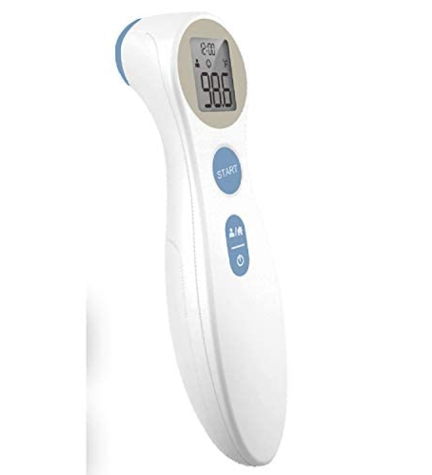 BESTMED DET-306 Infrared Thermometer | 1 Second Reading | No-Touch Forehead | 3-Color Indicator | Fever Alarm - Buy Online on GoSupps.com