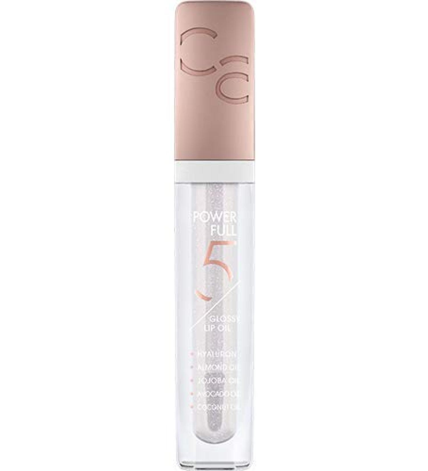 Catrice Powerfull 5 Glossy Lip Oil - pH-Reactive for Personalized Color - 5 Nourishing Oils - Gluten Free - Vegan & Cruelty Free - Frosted Sugar - Buy Online on GoSupps.com