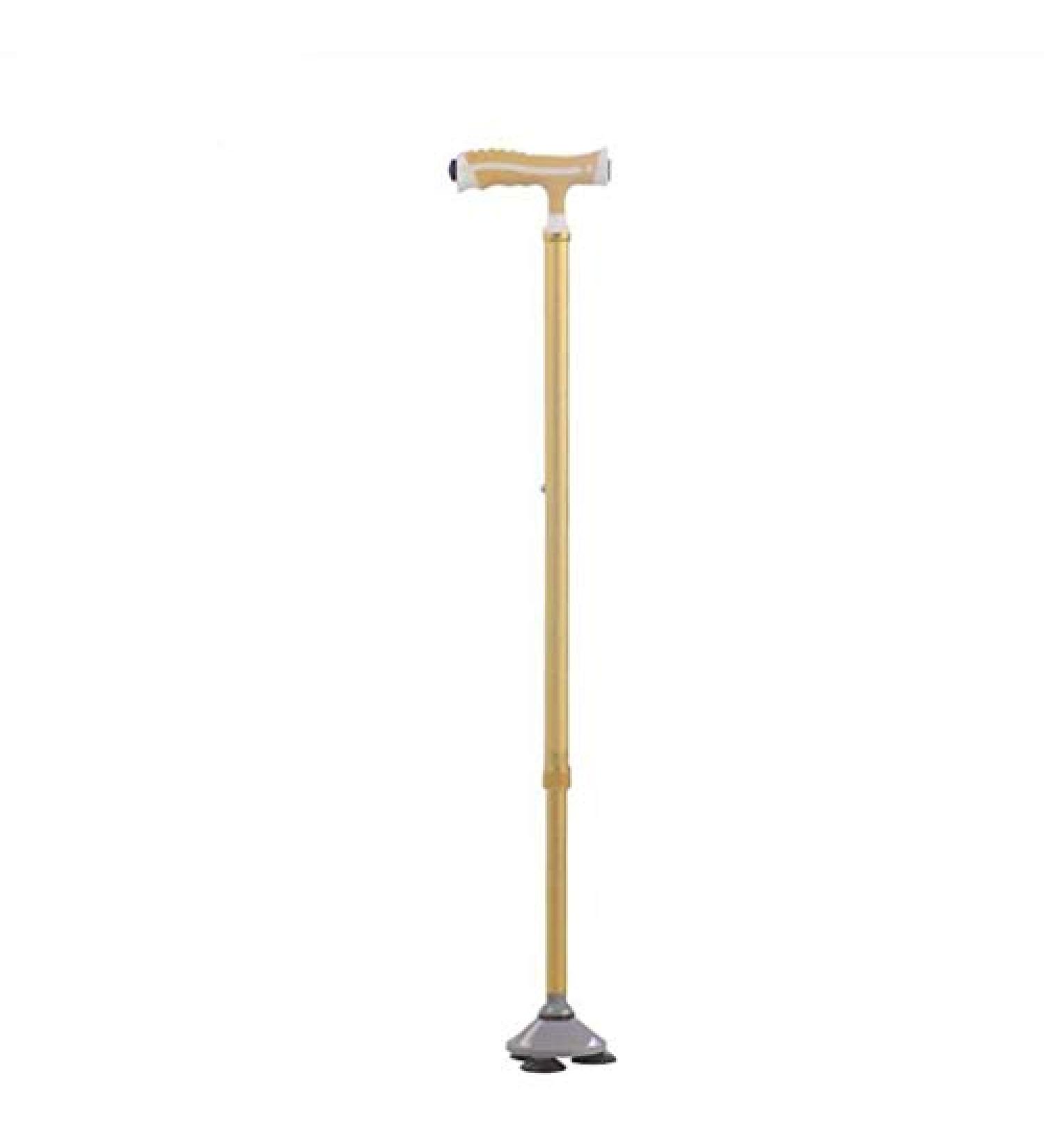 SilteD Canes Elderly Crutches Aluminum Alloy Small Three- Foot Cane with Anti- Skid Folding Foot Crutches A - Buy Online on GoSupps.com