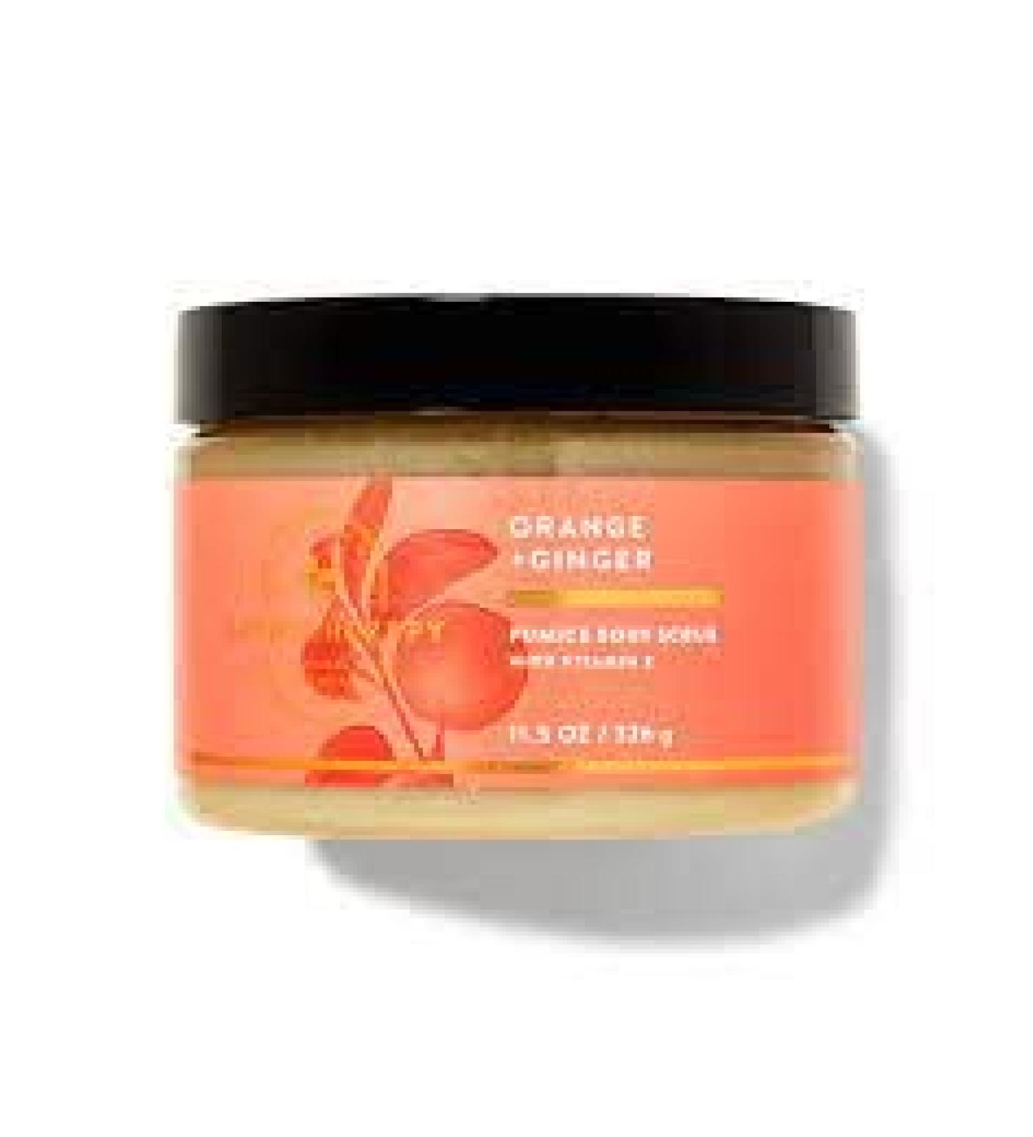 Aromatherapy Orange Ginger Pumice Body Scrub 11.5 oz / 326 g