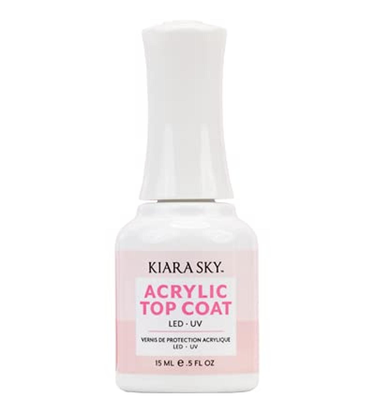 Kiara Sky 0.5 Fl Oz Professional Acrylic Top Coat - Nails Acrylic Essentials - Buy Online on GoSupps.com