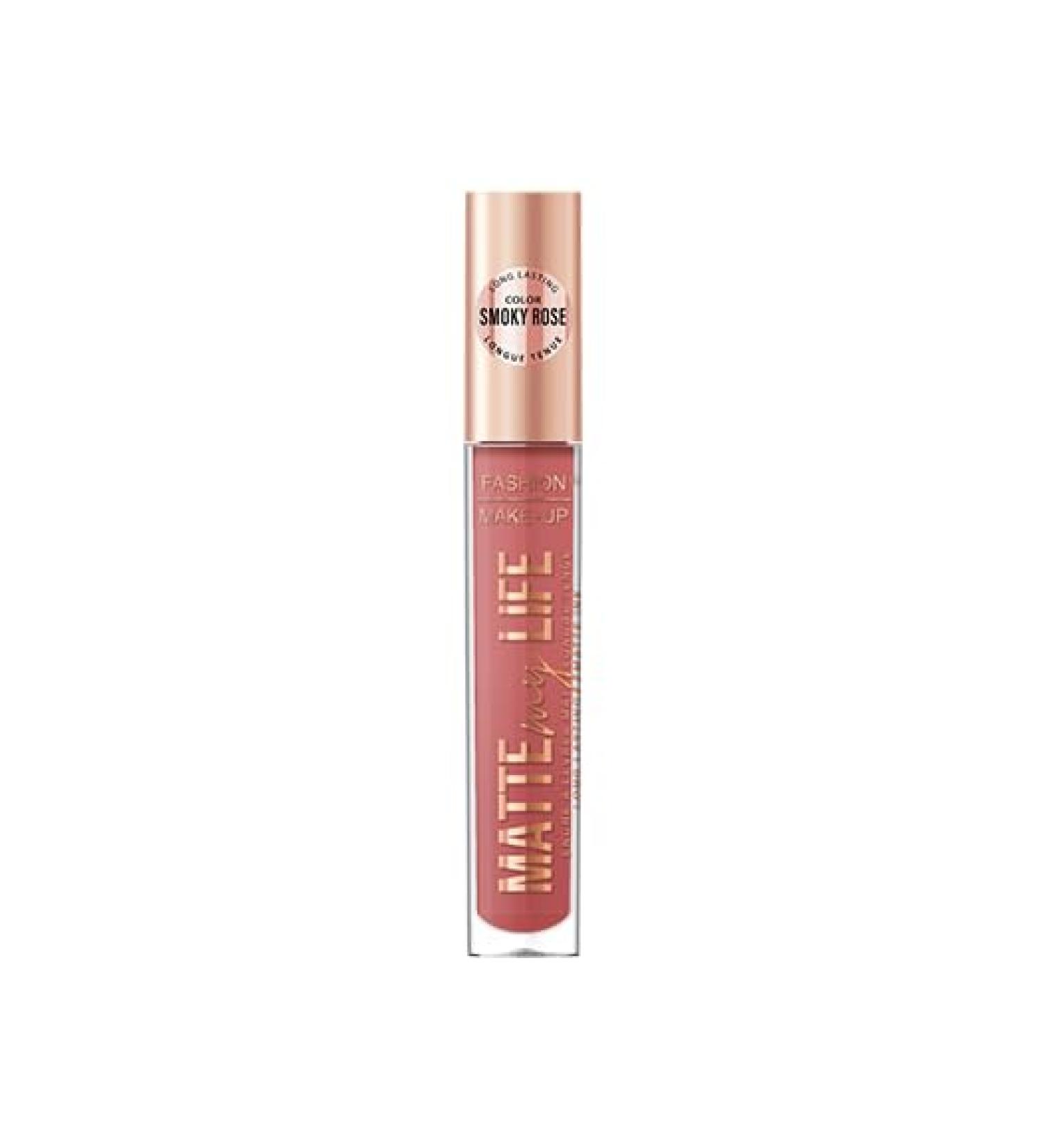 Fashion Make Up - Lipgloss "Matte My Life" - 5 ml (Smoky Rose) - Buy Online on GoSupps.com