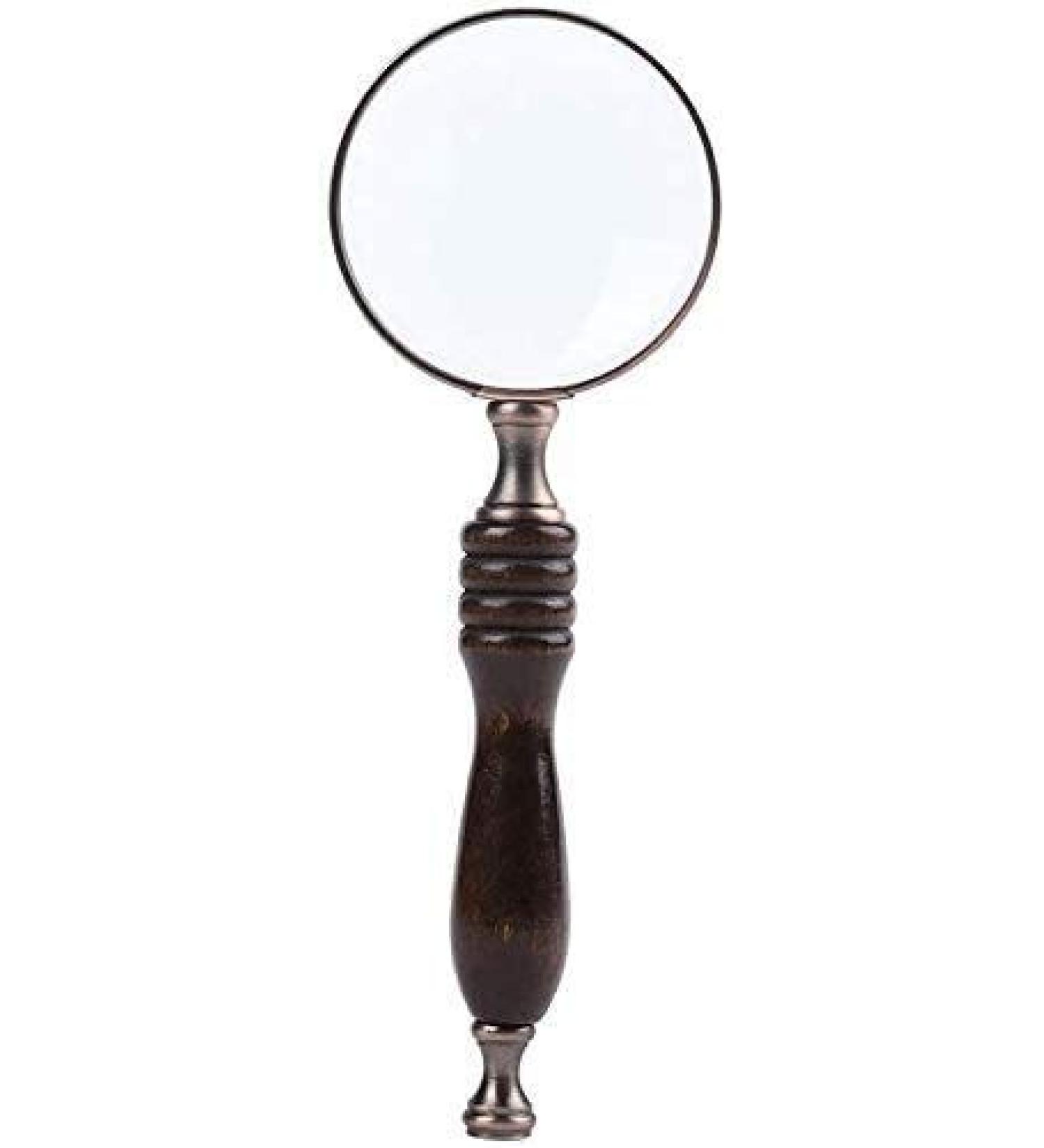 Magnifyings Educational Hobby Magnifiers Handle Glass Retro Glass Small Font High Magnification Glass Handheld Glass Reading Magnifying Glass - Buy Online on GoSupps.com
