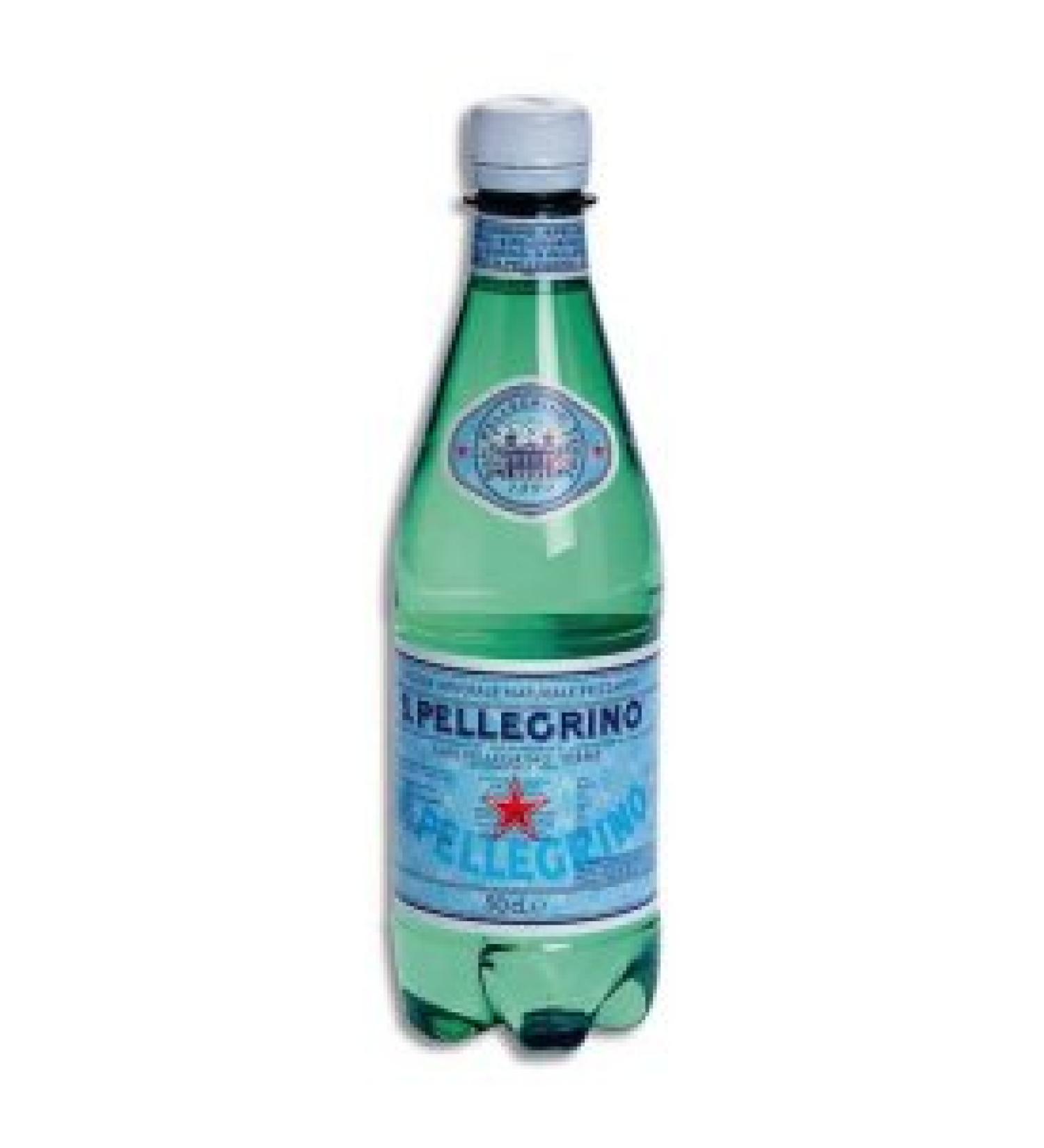 Pack of 24 SAN Pellegrino carbonated water bottles 50 cl
