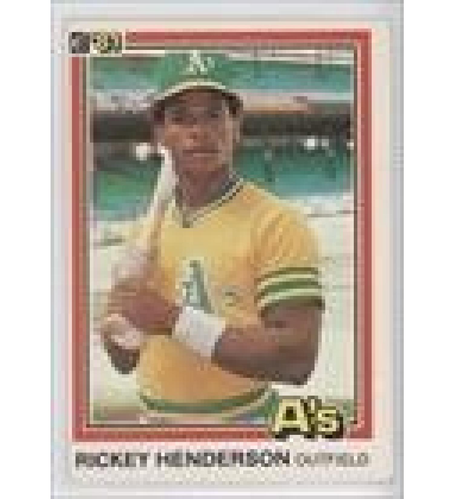 1981 Donruss Baseball Card #119 Rickey Henderson