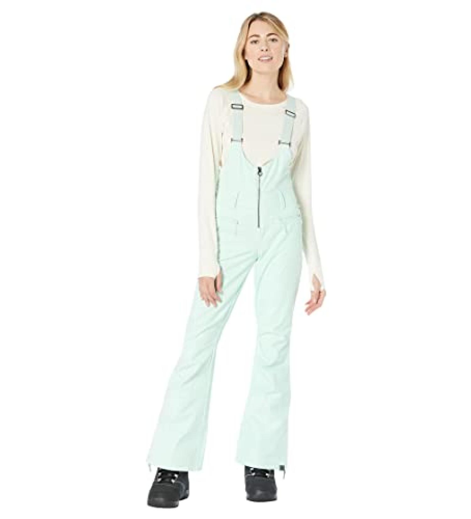 Roxy Women's Summit DryFlight Bib Pants - Medium Fair Aqua | Waterproof Ski Bibs - Buy Online on GoSupps.com