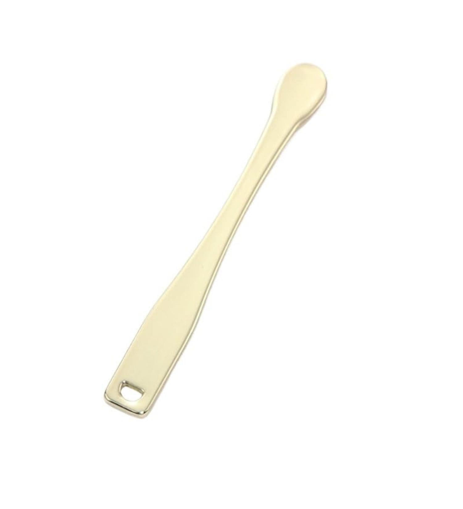 Mini Cream Spoon & Eye Cream Spoon - Golden Cosmetic Metal Skin Care Tool - Buy Online on GoSupps.com