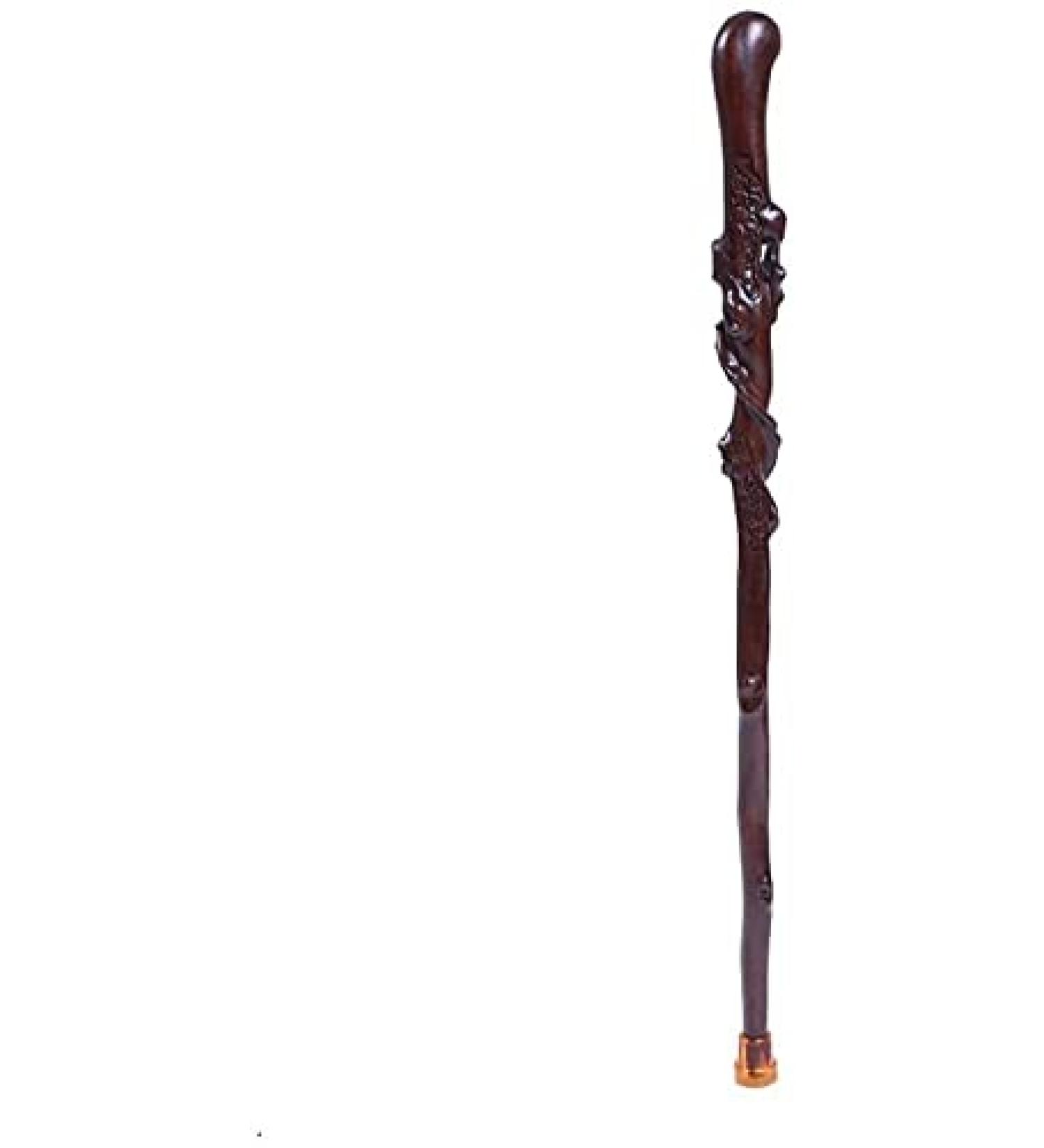 Canes Cane Elderly Crutches Solid Wood Walking Stick Walker and Ebony Round Handle 89cm Long Available as Needed Truncated by Yourself Lucky Star - Buy Online on GoSupps.com