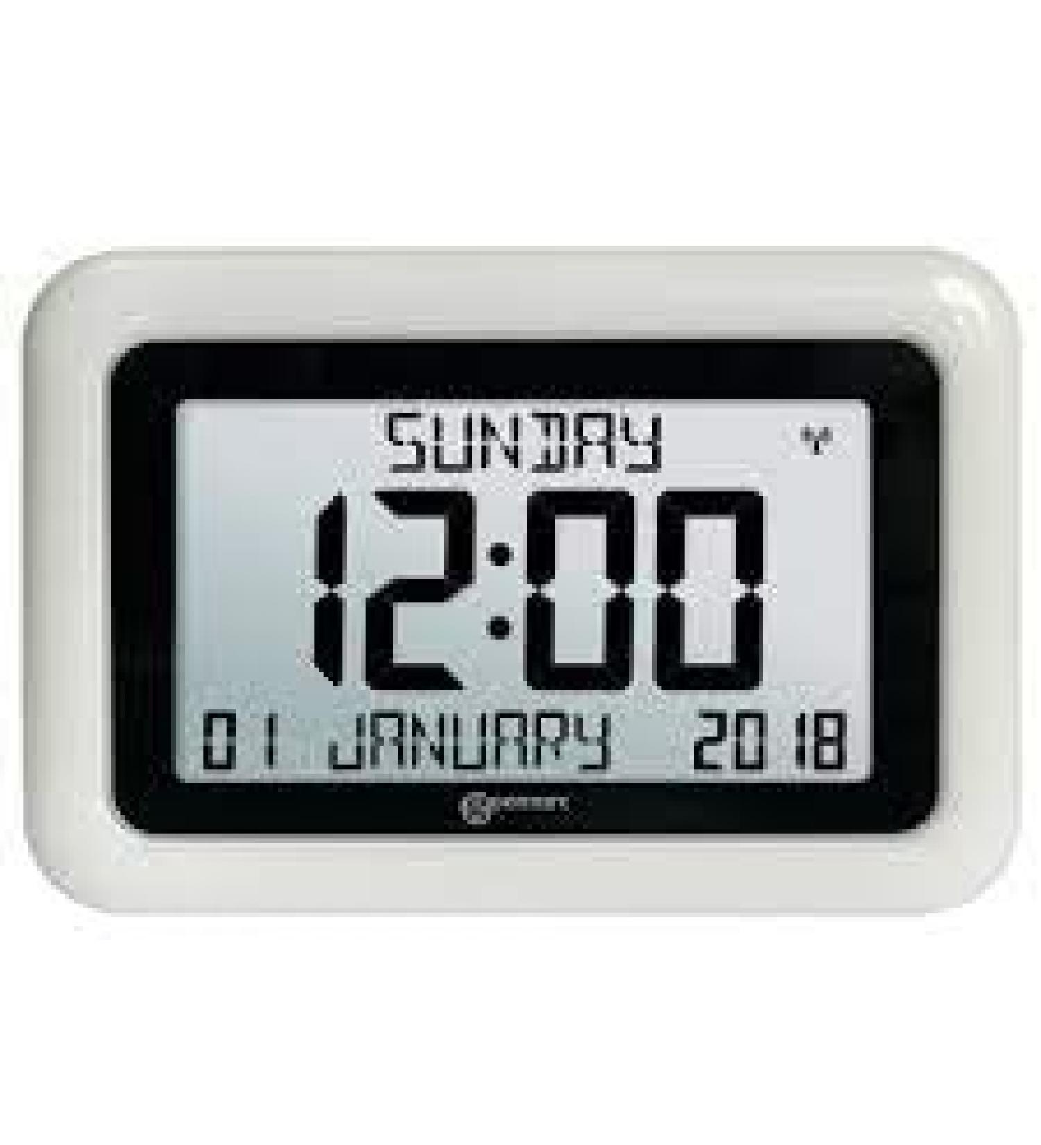 GEEMARC VISO 10 Alarm Clock - Large Easy-to-Read Display for Dementia & Alzheimer's | Battery Operated | Perfect Gift - Buy Online on GoSupps.com