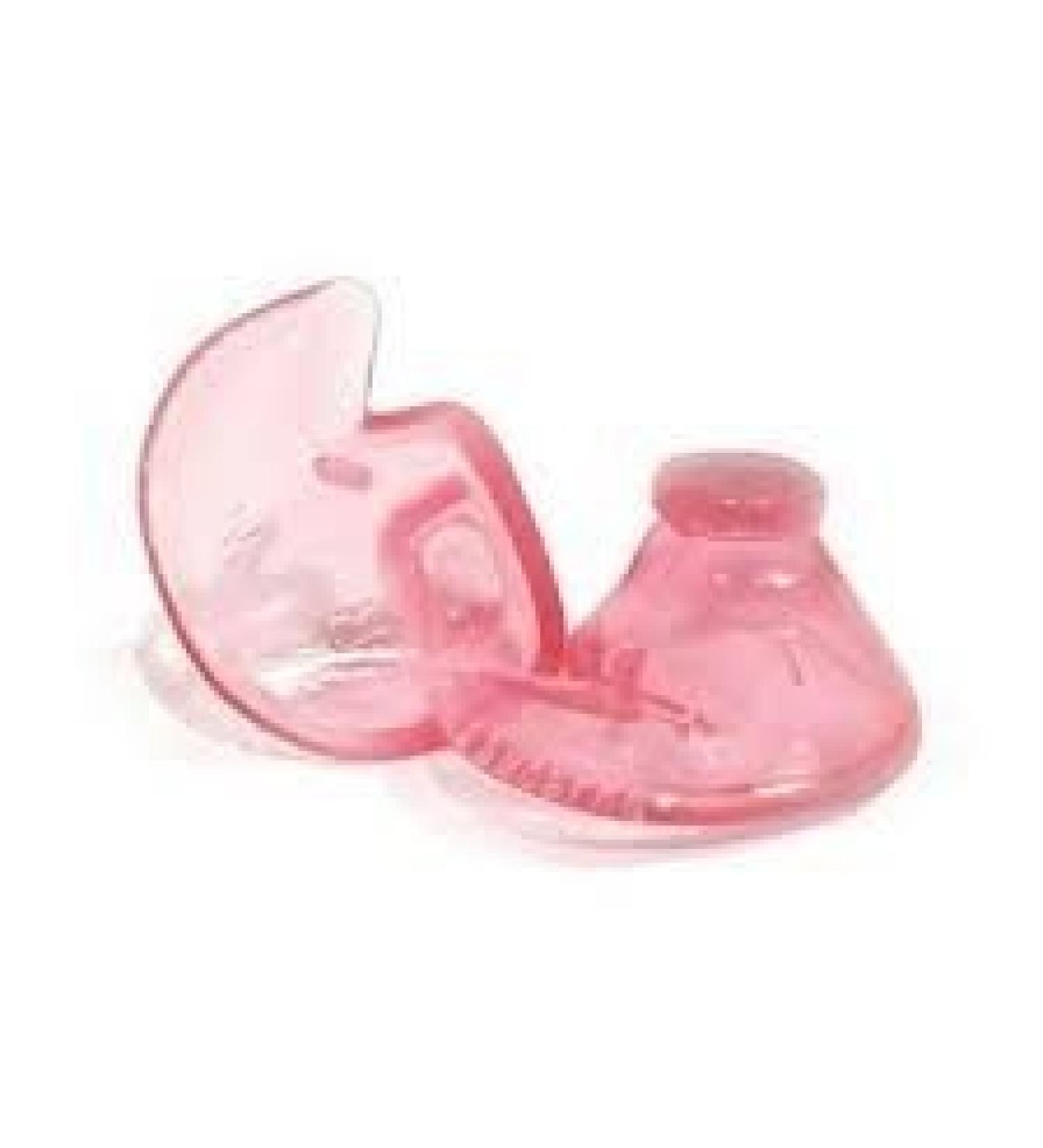Medical Grade Doc's Pro Ear Plugs - Non Vented Pink (Large)