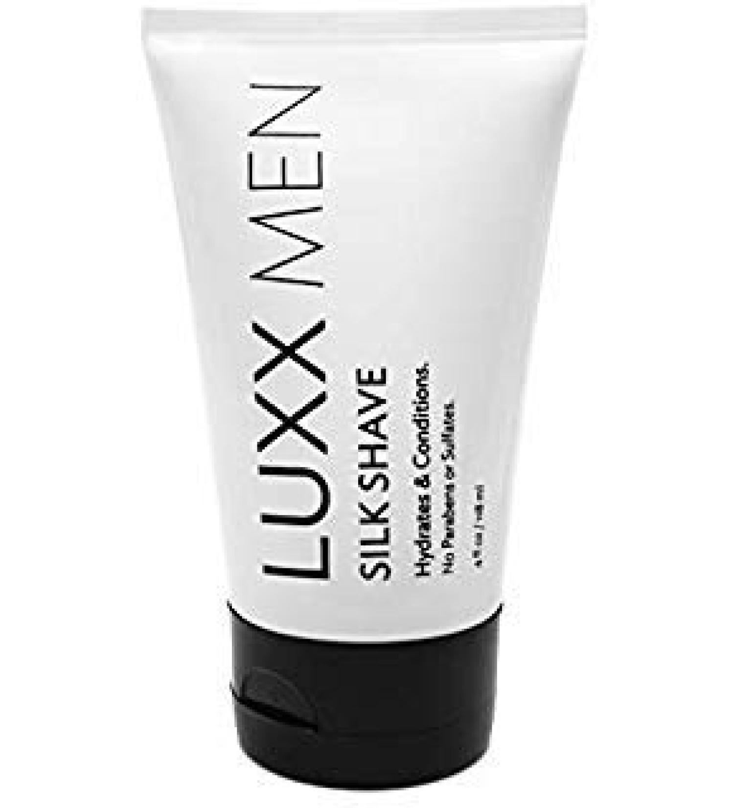 Men's Silk Shave Cream 4oz - Hydrates & Conditions - Luxx Hair Products