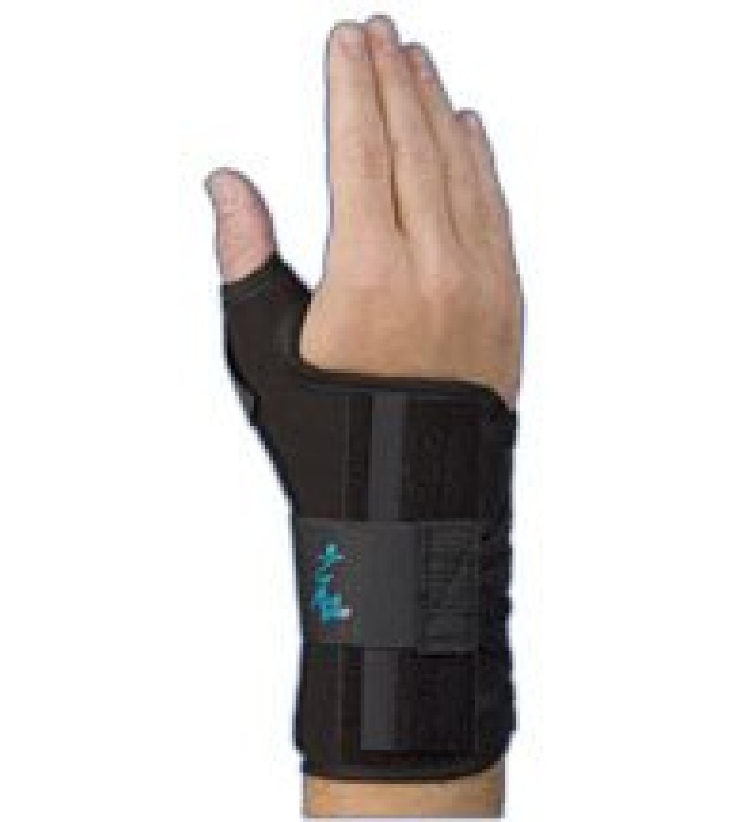Med Spec Ryno Lacer Wrist Support  Short Black  Universal Left