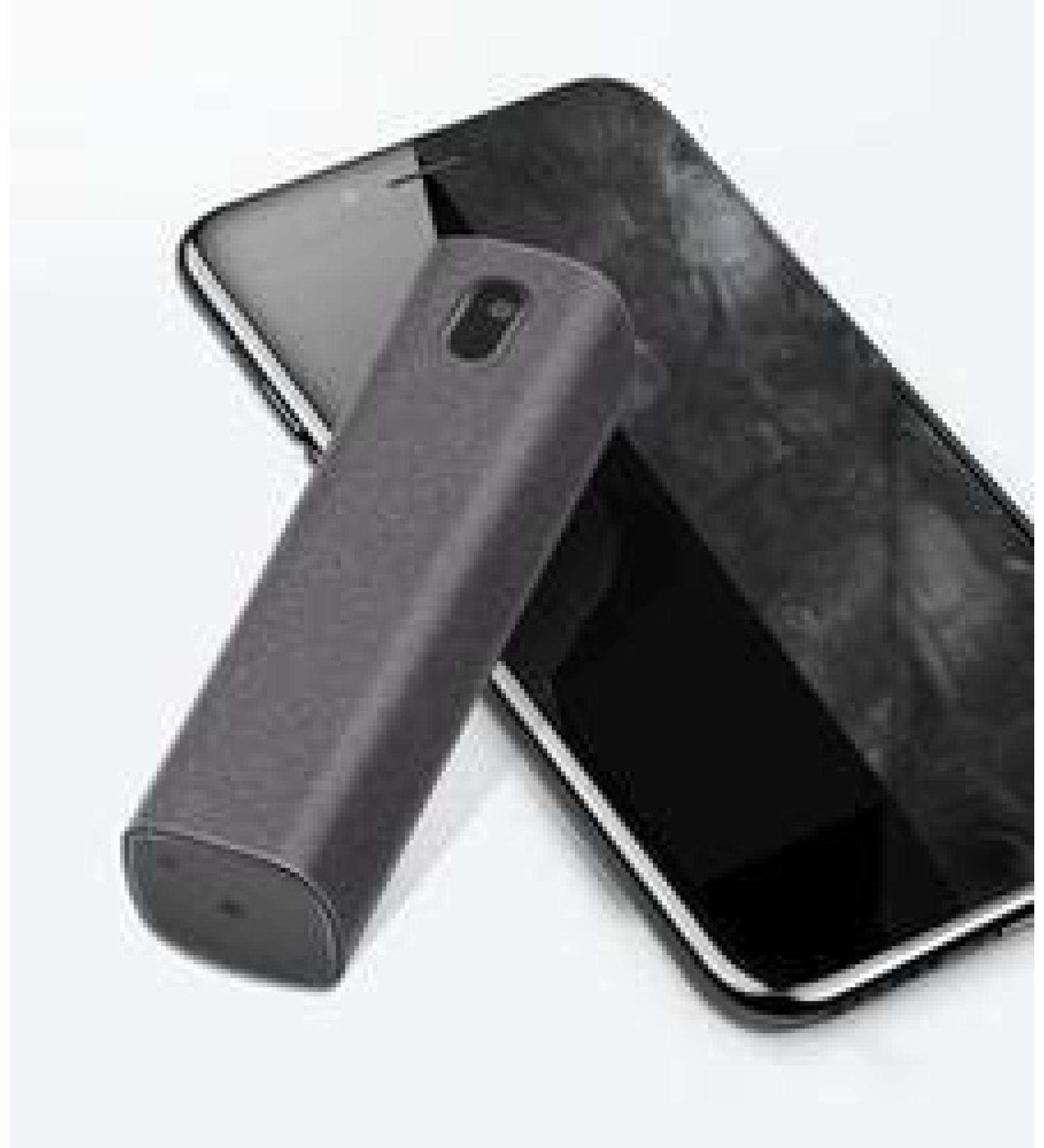 Phone Sanitizing Mist Sprayer & Microfiber Cloth - Pocket-Sized Washable & Reusable All-in-One Cleaning Solution - Buy Online on GoSupps.com