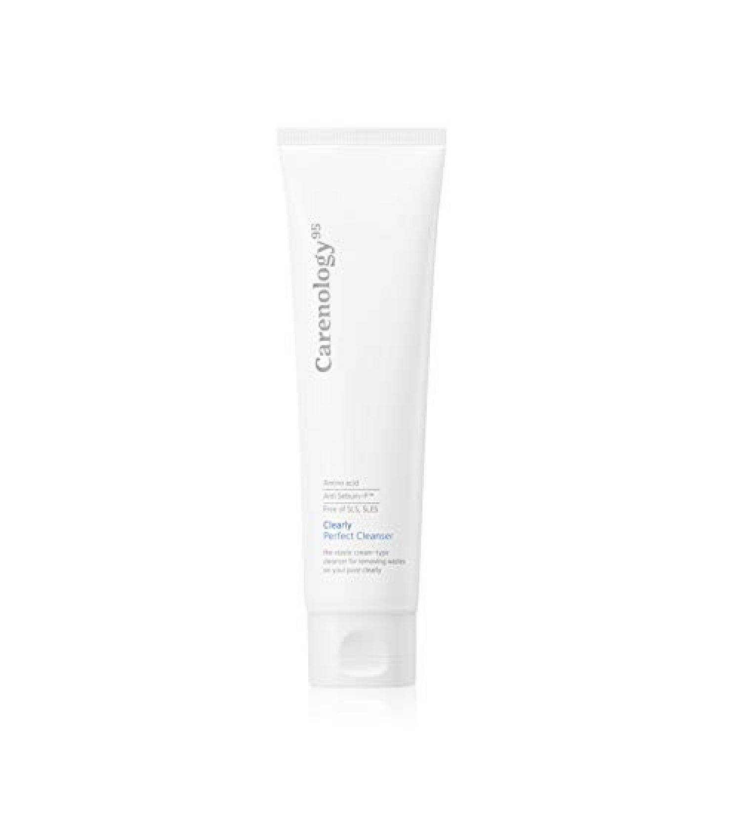 Carenology95 Amino Acid Facial Cleanser | SLS-Free Oil Control & Pore Minimizing | Deep Moisture 130ml - Best for Oily Skin - Buy Online on GoSupps.com