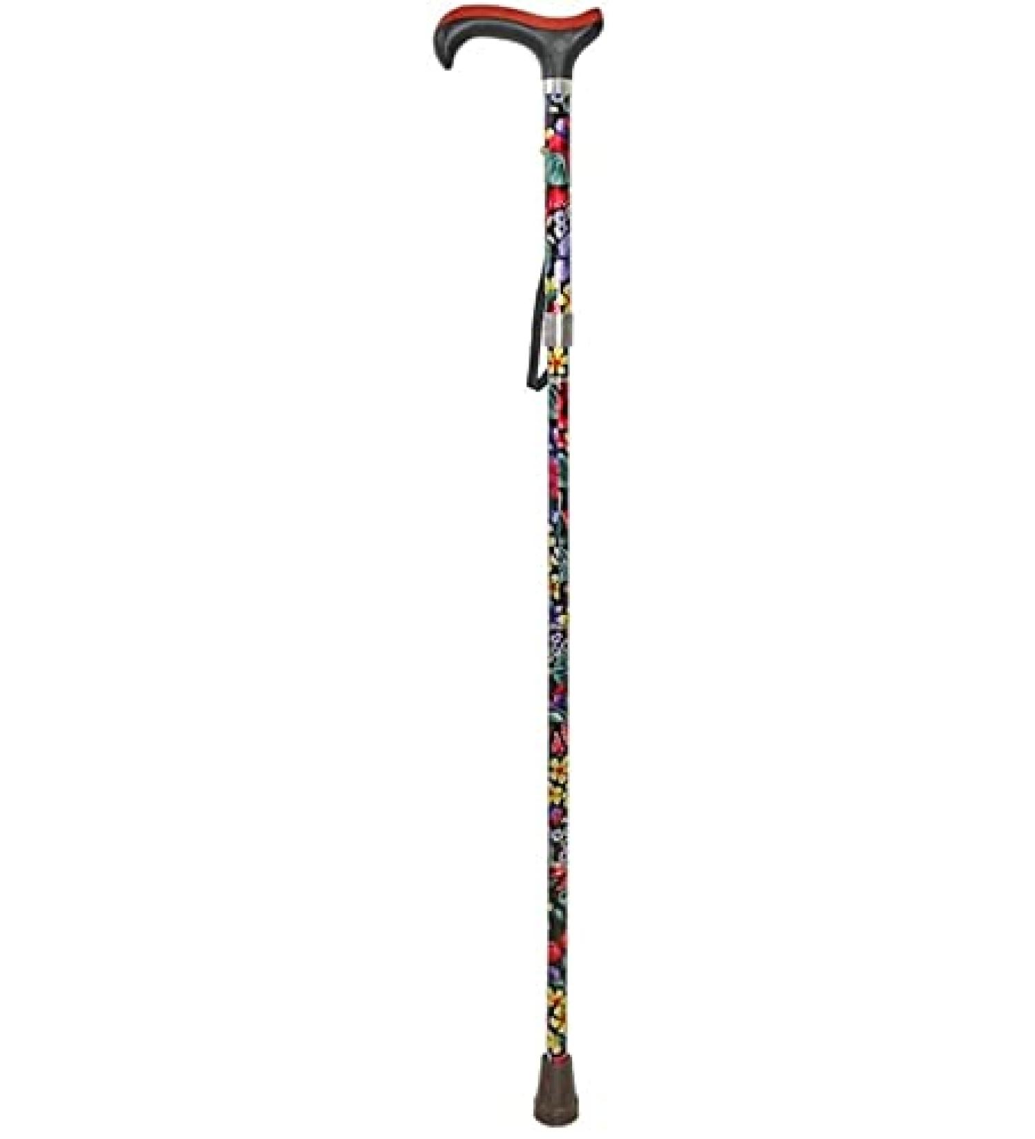 Walking Stick Cane Elderly Crutches T-handle 4 Retractable Walking Stick Adjustment Range of 81.5 Cm -91.5 Cm Run forward - Buy Online on GoSupps.com