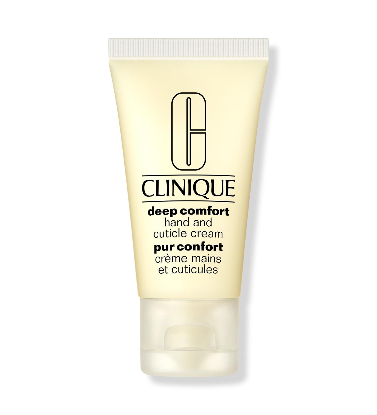 Discover Clinique Deep Comfort Hand and Cuticle Cream 2.5 oz - Elevate Your Style Instantly! - Buy Online on GoSupps.com