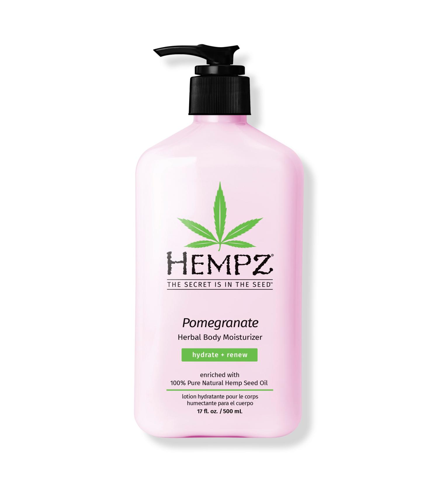 Hempz Pomegranate Herbal Body Moisturizer 17.0 oz - Transform Your Style with the Best Innovation Today! - Buy Online on GoSupps.com