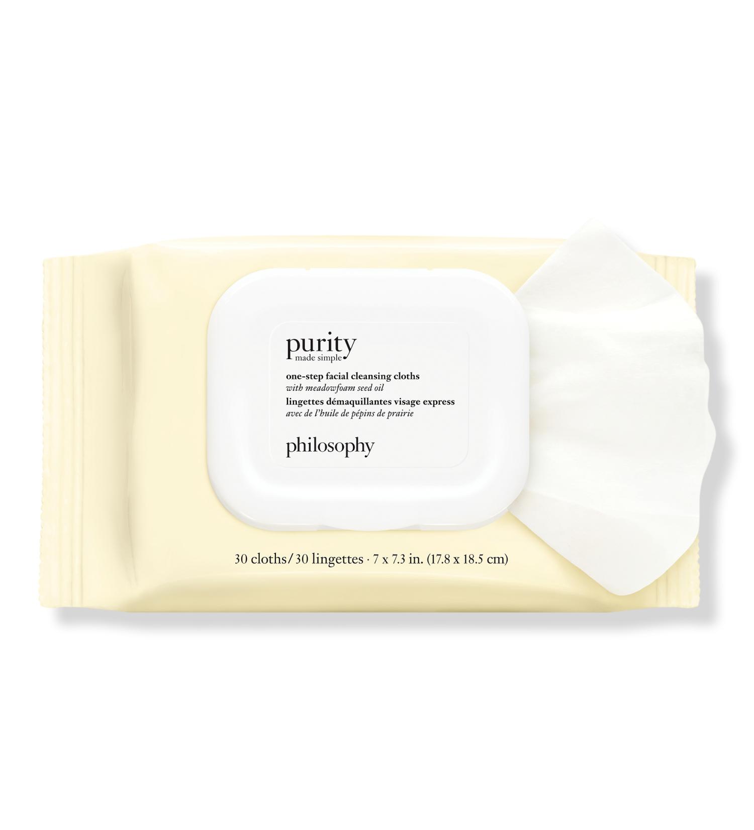 Philosophy Purity Made Simple One-Step Facial Cleansing Cloths 30 ct - Transform Your Style with the Best Innovation Today! - Buy Online on GoSupps.com